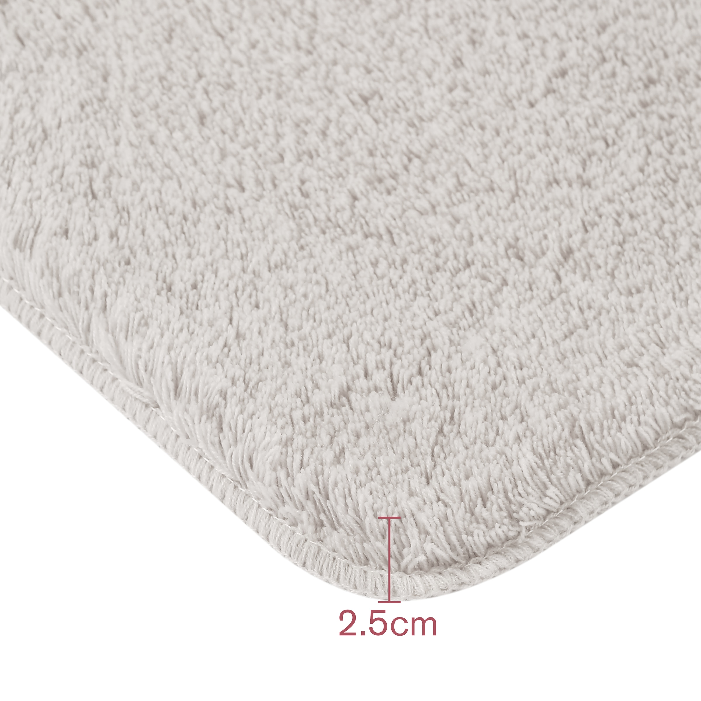 Bruno Banani Badematte »Lana, Badvorleger, Badezimmer Teppich« Höhe 25 mm rutschhemmend beschichtet fussbodenheizungsgeeignet | schnell trocknend | strapazierfähig Badteppich, Badematten, unifarben, auch als 3 teiliges Set & rund