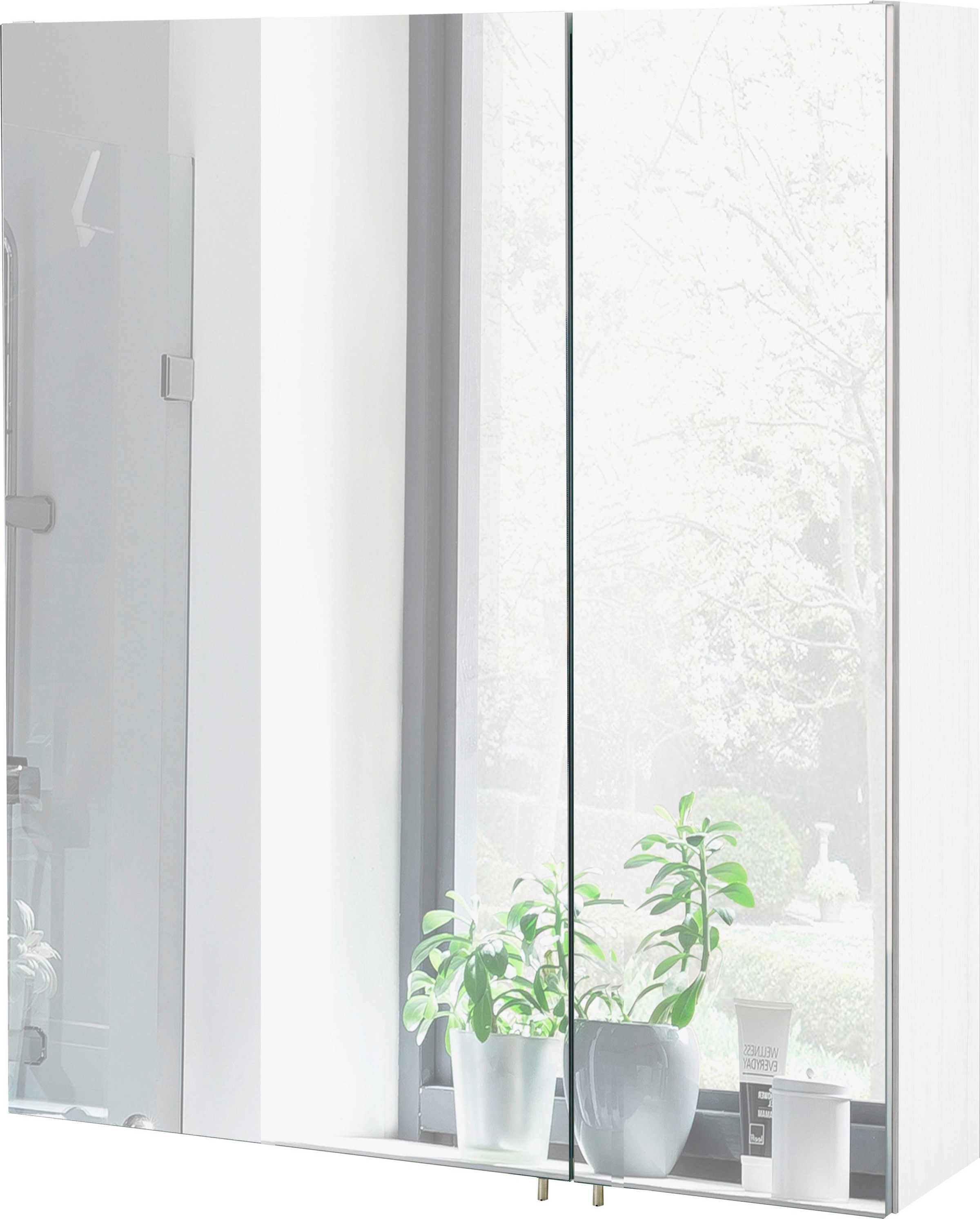 Image of Schildmeyer Spiegelschrank »Basic«, Breite 60 cm, 2-türig, Glaseinlegeböden, Made in Germany bei Ackermann Versand Schweiz