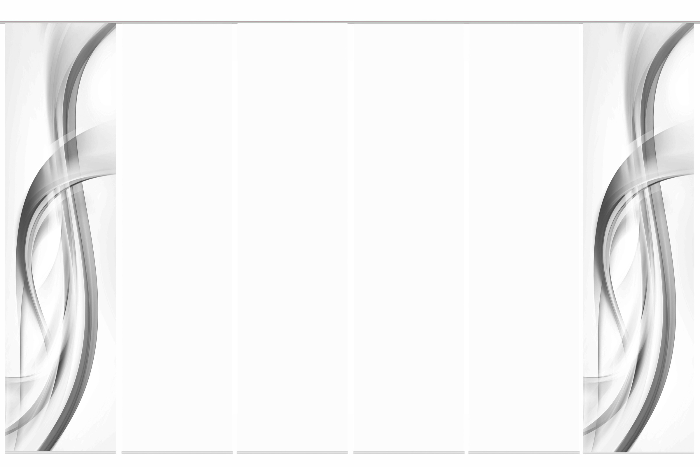 Image of HOME WOHNIDEEN Schiebegardine »FALA«, (6 St.), Schiebevorhang Digi 6er Set FALA BEERE bei Ackermann Versand Schweiz