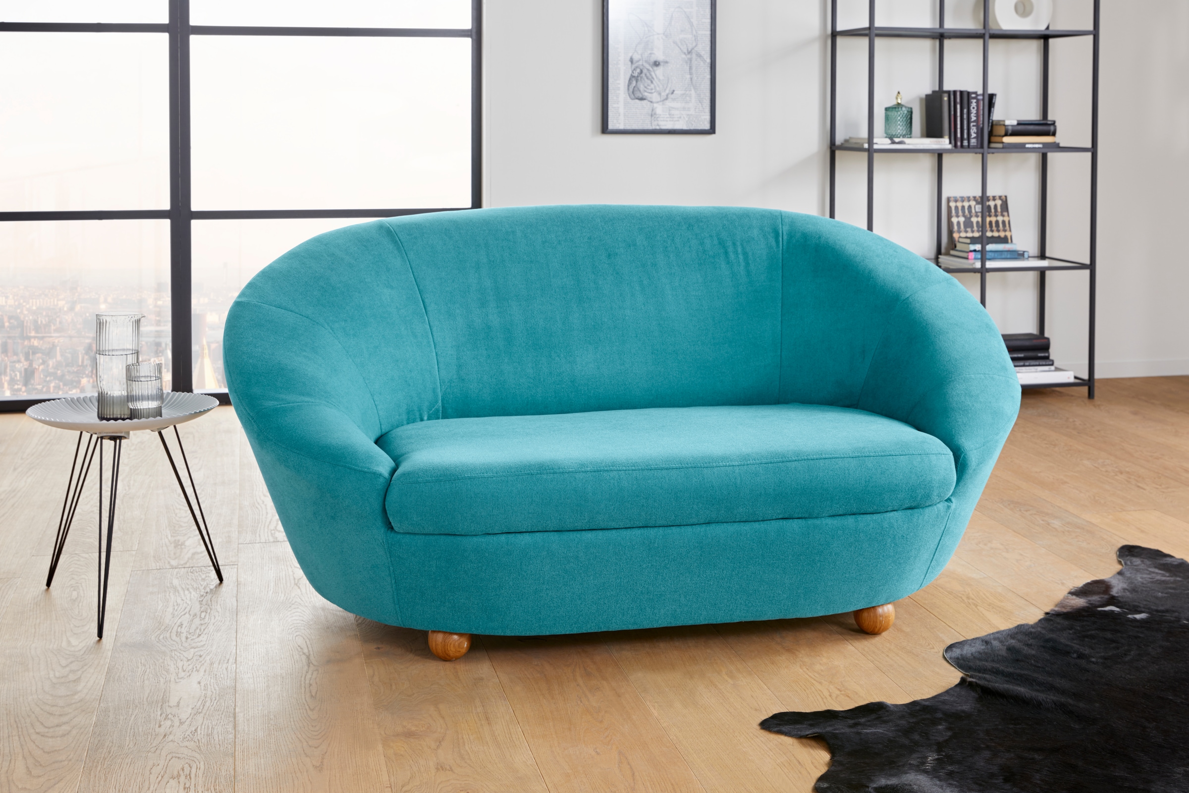 LOOKS by Wolfgang Joop Canapé »LooksIV« Rundsofa, in vielen frischen Farben wählbar