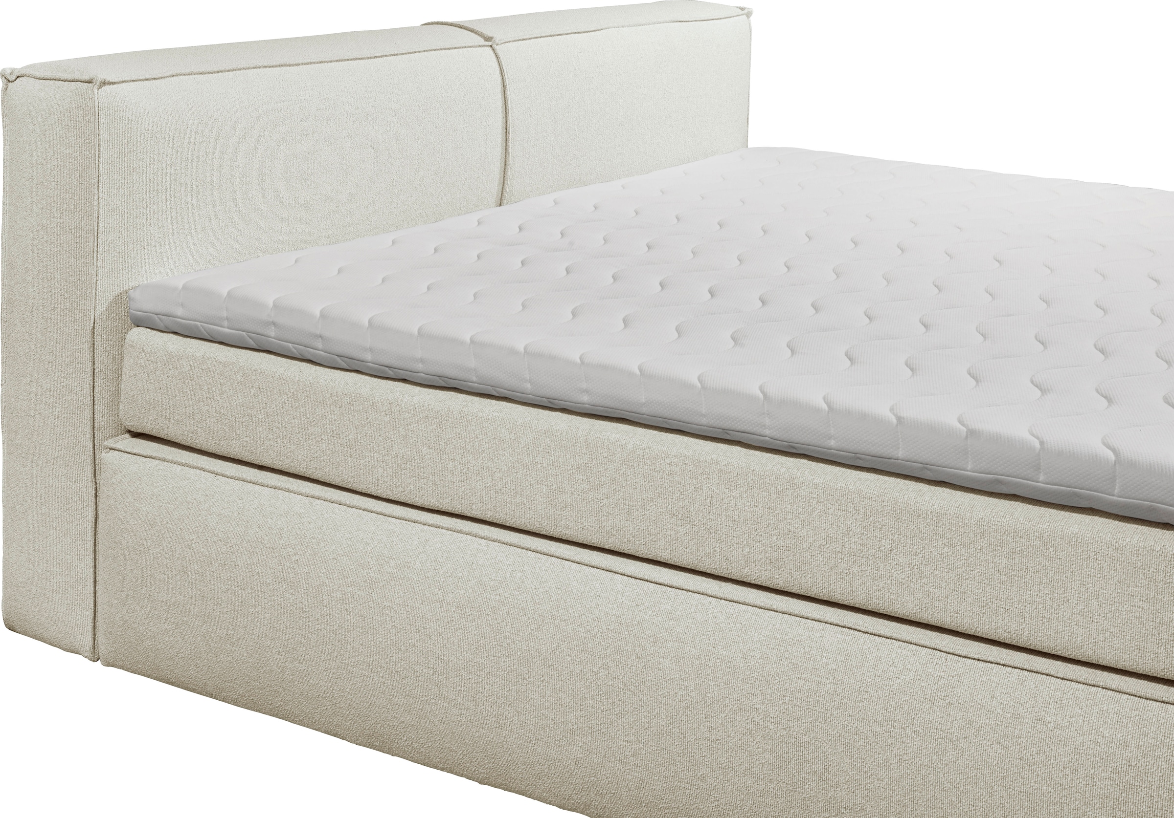 ED EXCITING DESIGN Lit boxspring »Sandon, Familienbett erhältlich in der Grösse 240x200cm« in verschiedenen Farben erhältlich