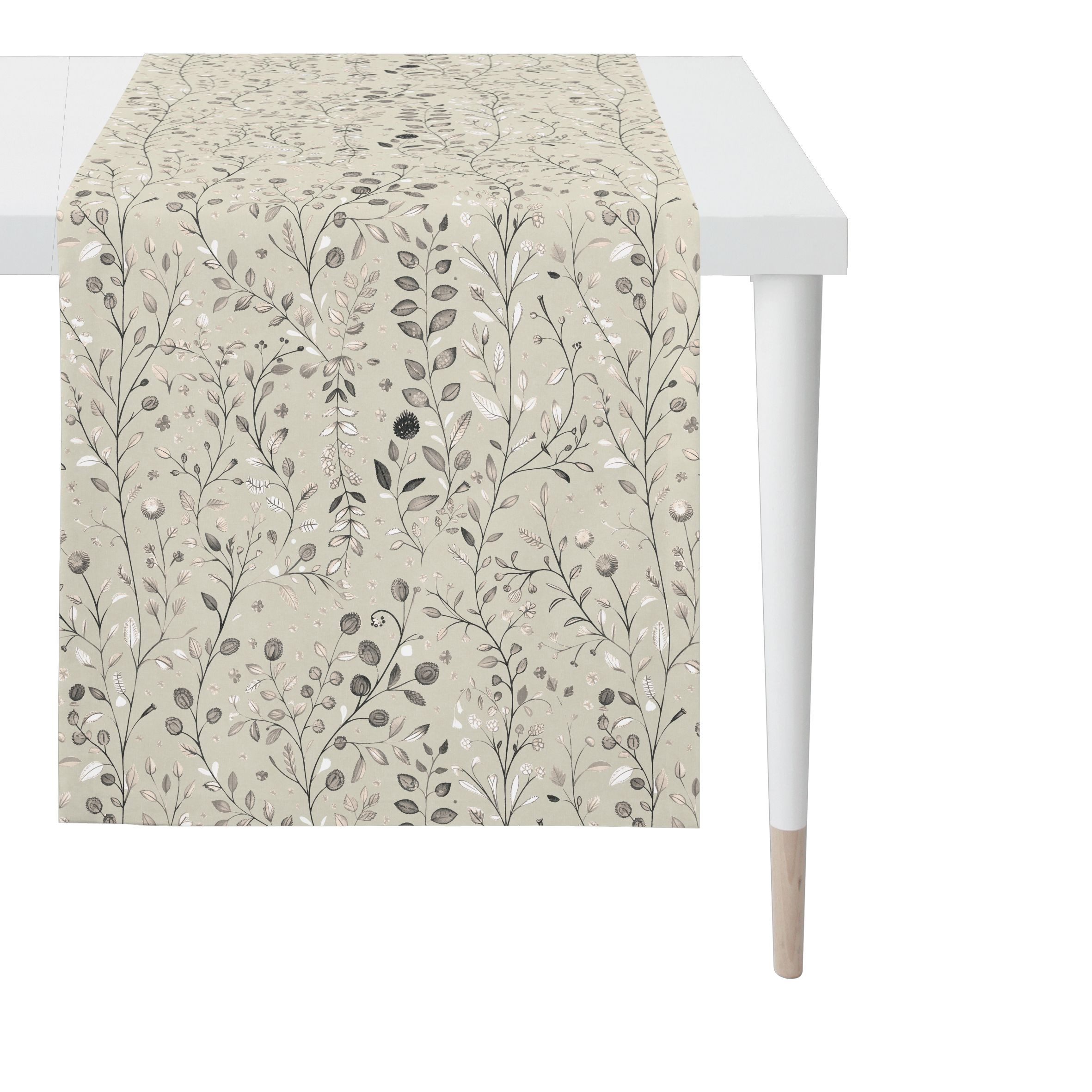 APELT Chemin de table »7400« délicates fleurs d'automne