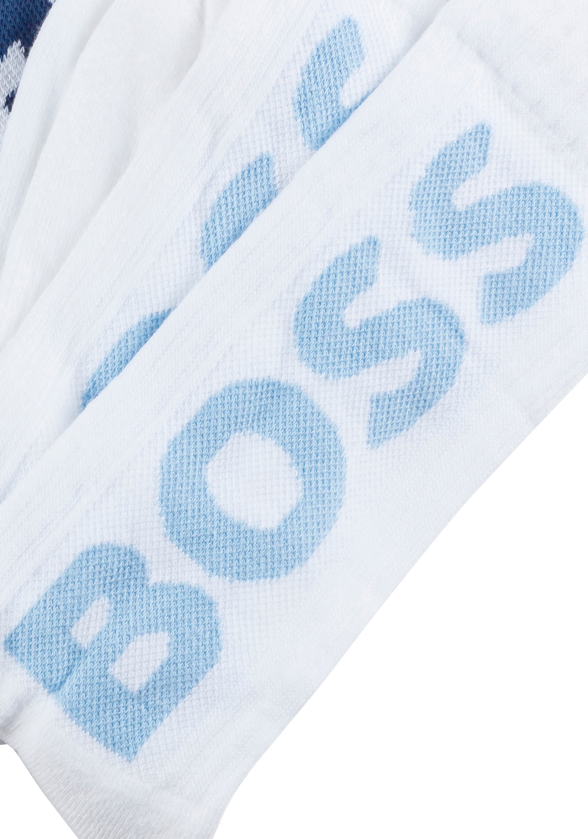 BOSS Socken »3P QS Rib Logo CC« mit Logo