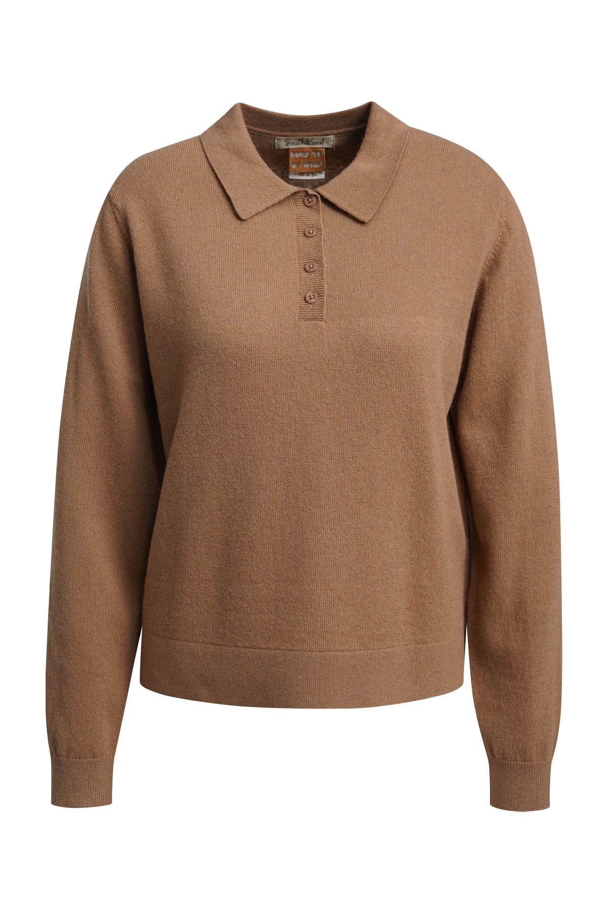 Smith & Soul Polokragenpullover mit hohem Woll-Anteil