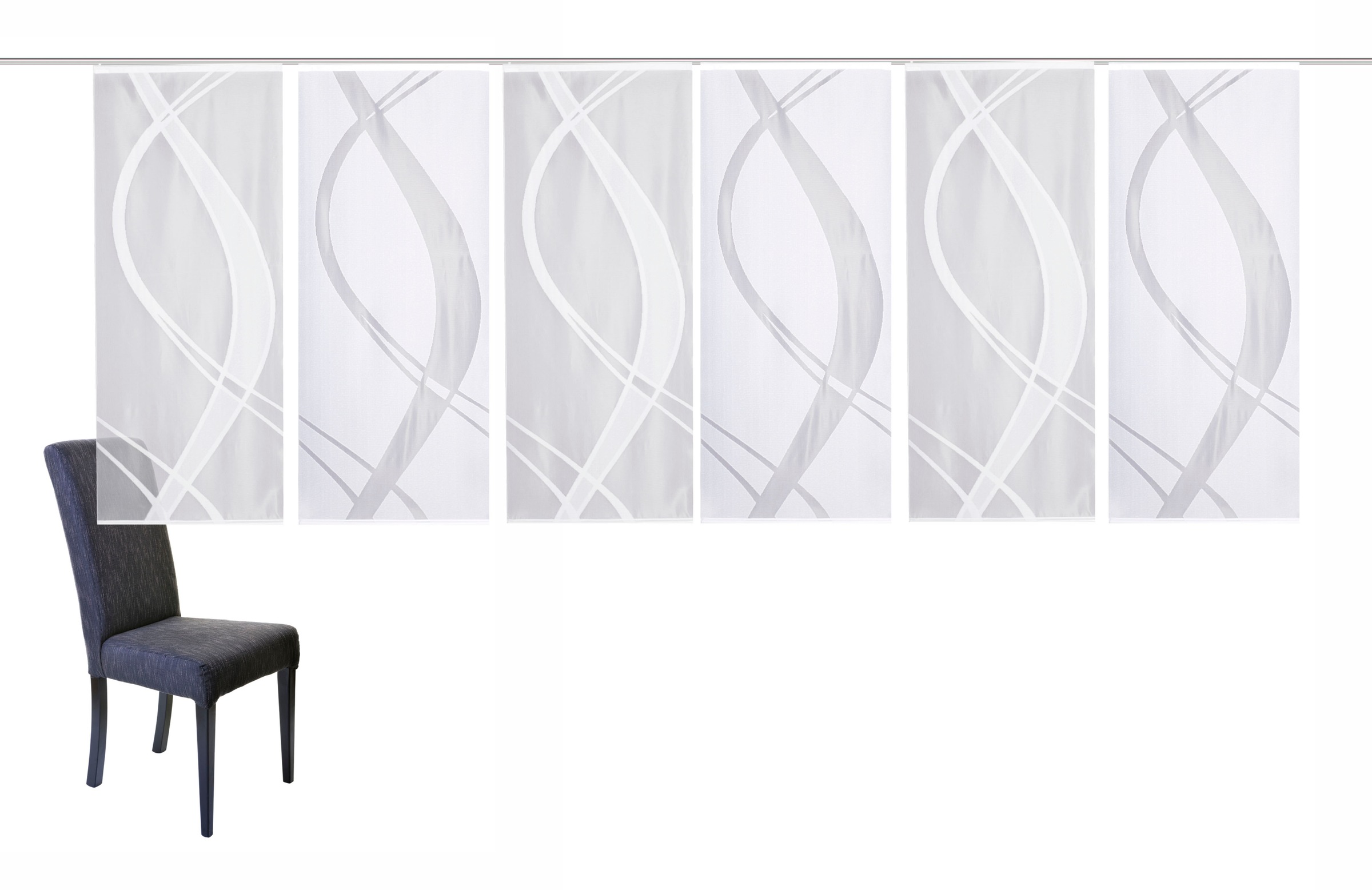 Image of HOME WOHNIDEEN Schiebegardine »TIBASO«, (6 St.), halbtransparent bei Ackermann Versand Schweiz