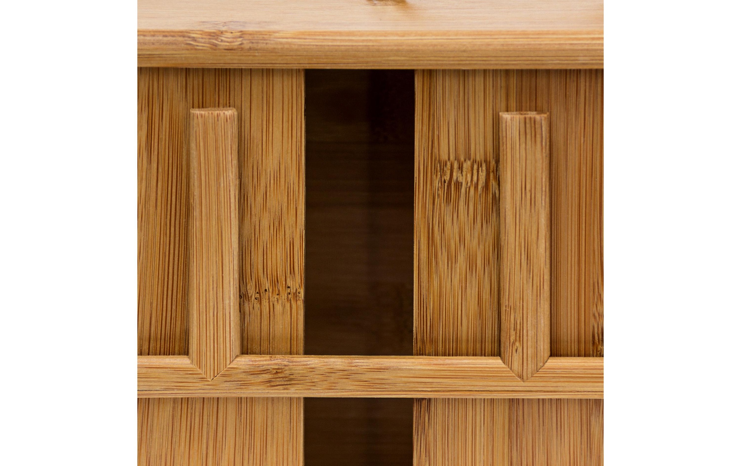 relaxdays Teebox »4 Fächer« 1 Stk. tlg. Holzart: Bambus (China)