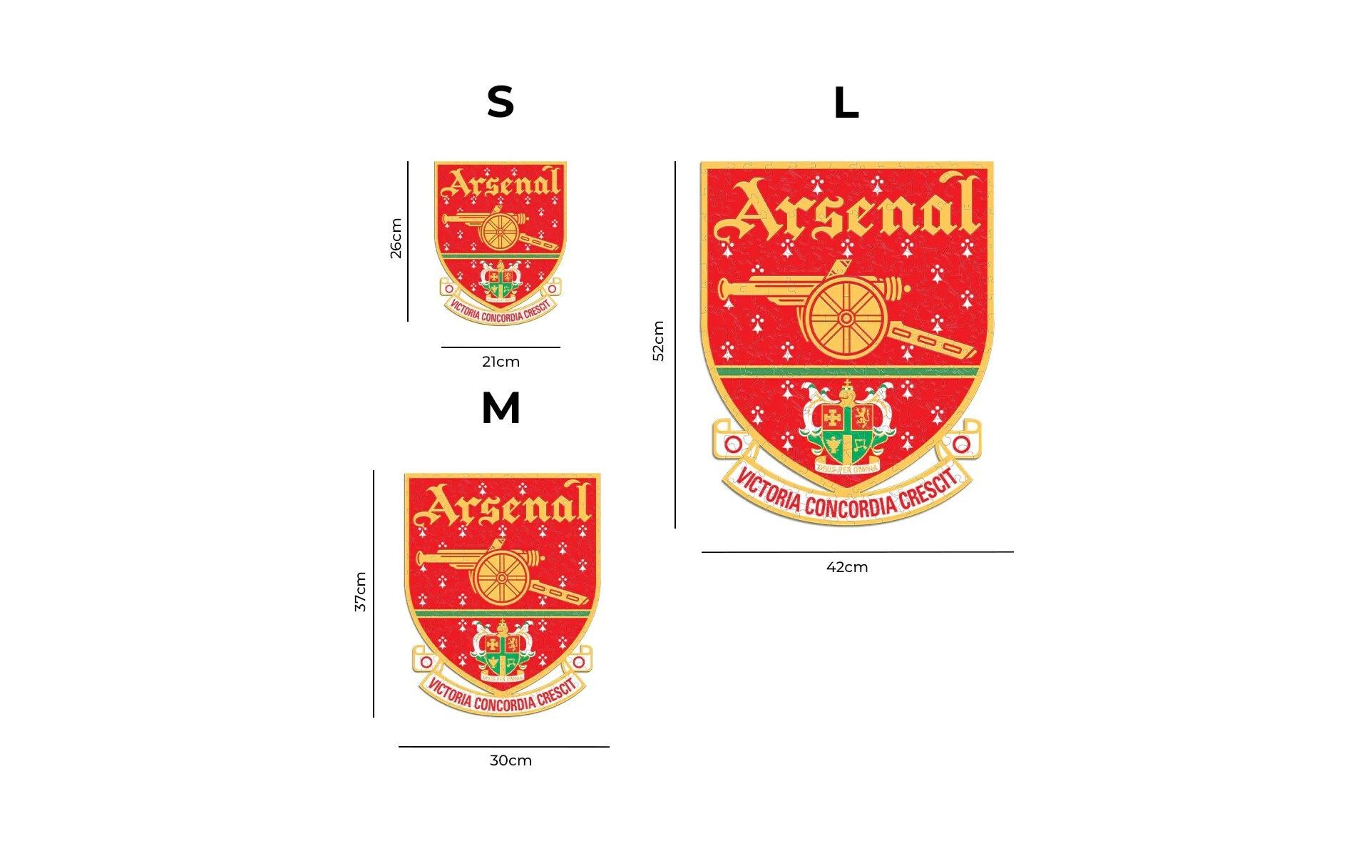   Puzzle »Iconic Arsenal FC – Retro Logo«