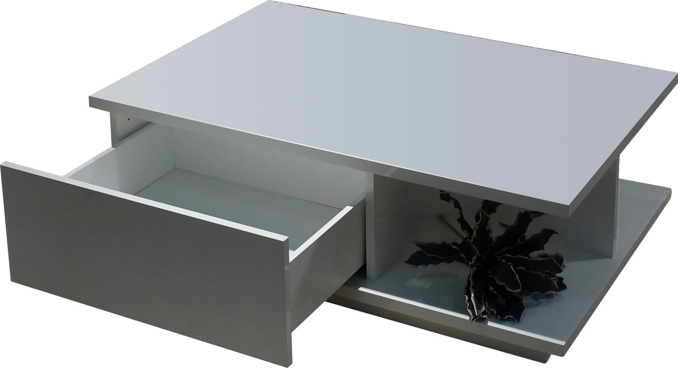 Places of Style Couchtisch »Piano«, UV lackiert, Wohnzimmer Tisch mit Schublade inkl. Soft-Close Funktion