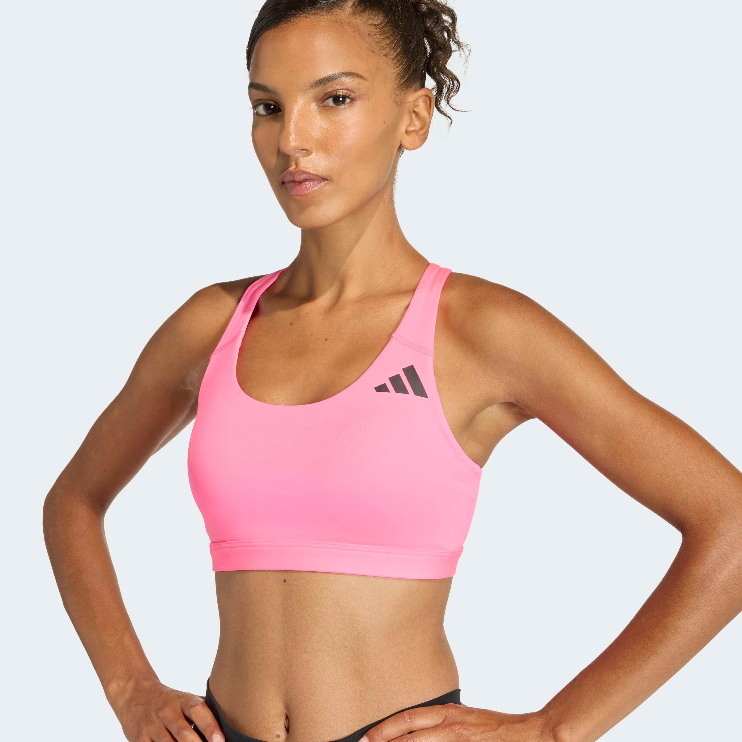 adidas Performance Soutien-gorge de sport »OPTIME ESSENTIALS WORKOUT MEDIUM SUPPORT BH« sans armatures, avec technologie Climacool®, en polyester