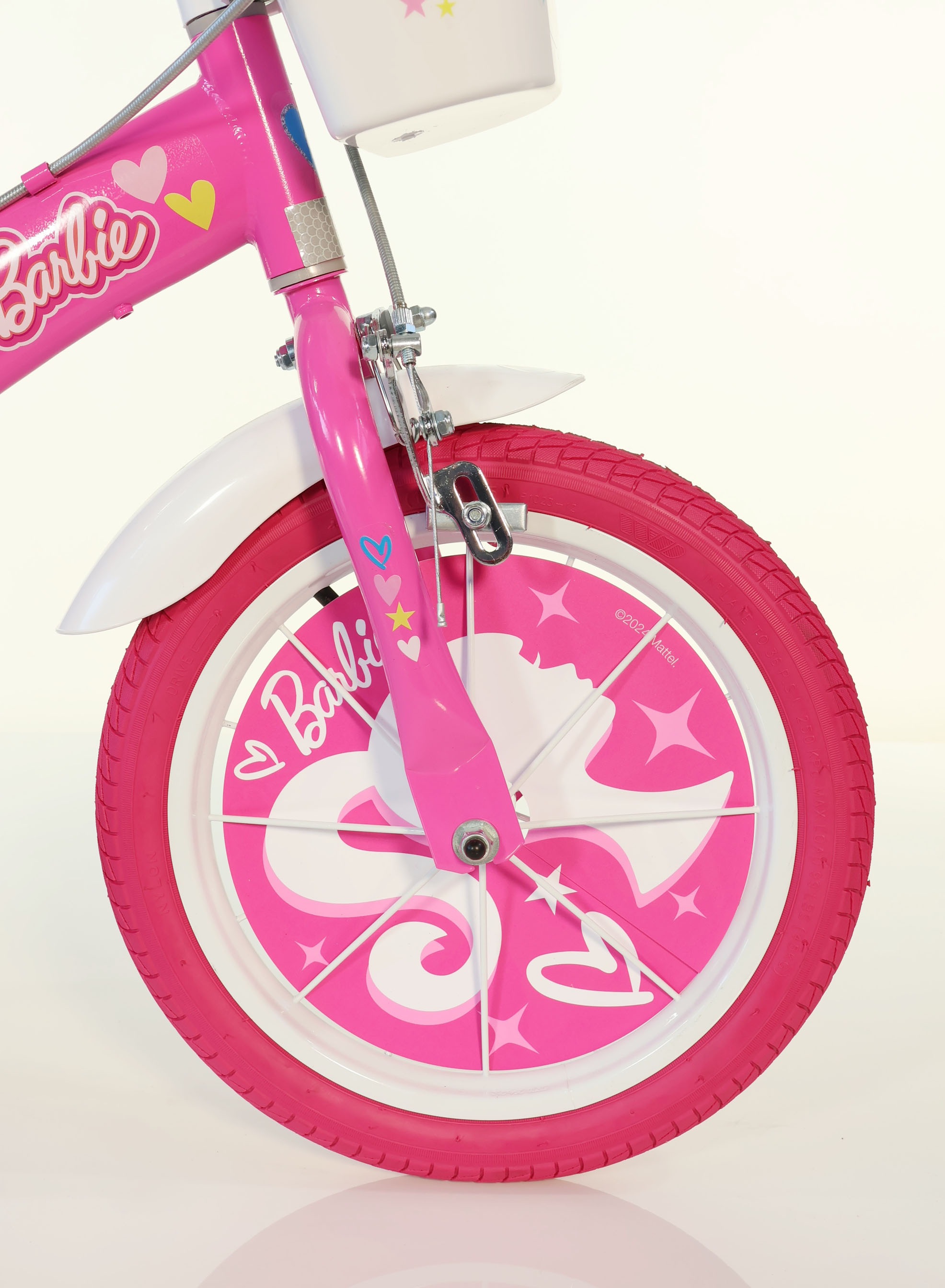 Dino Bikes Kinderfahrrad "Barbie 16" Kinderfahrrad 4-7 Jahre" 1 Gang ohne Schaltung