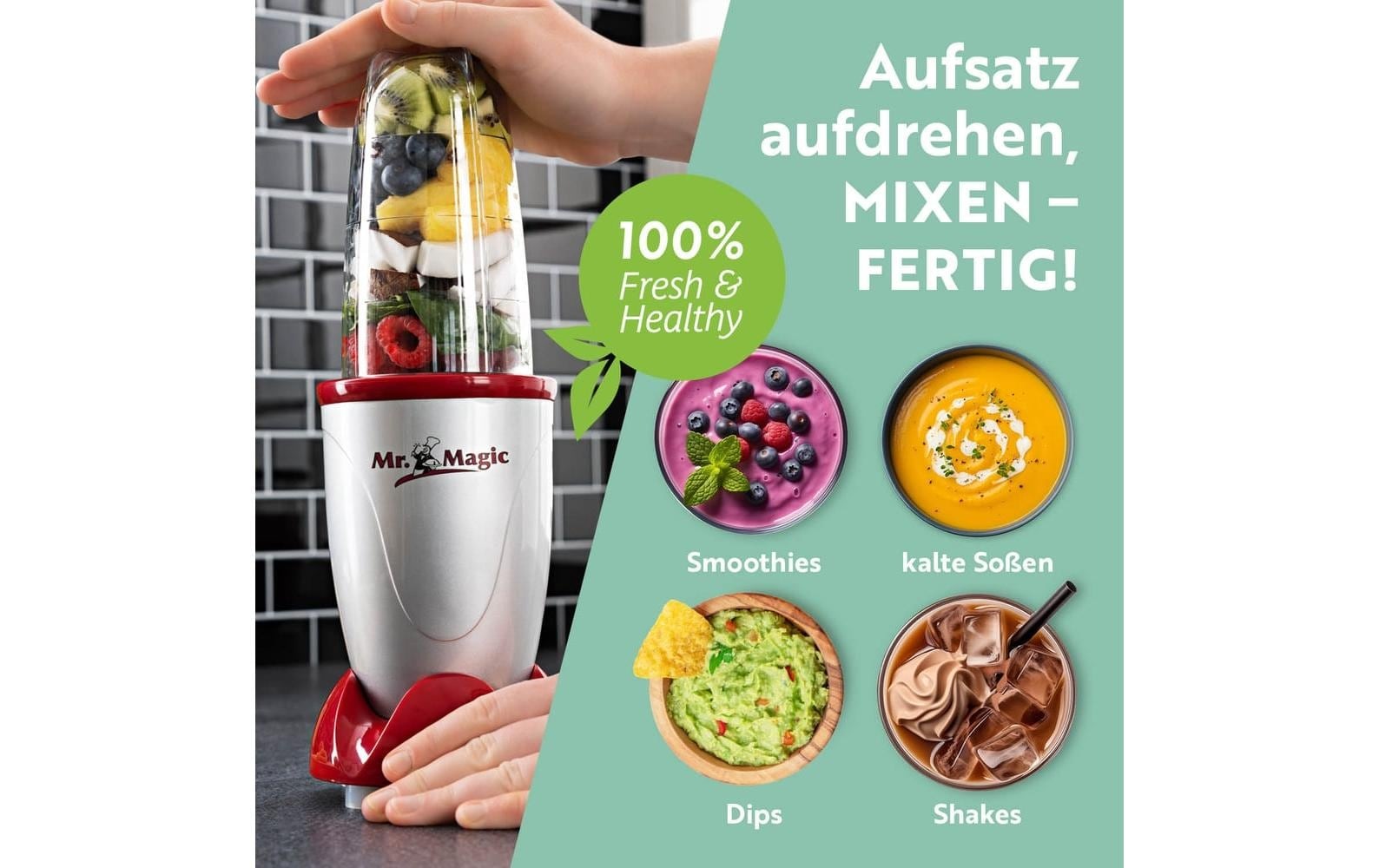Image of GOURMETmaxx Smoothie-Maker "Mr. Magic" 400 W
