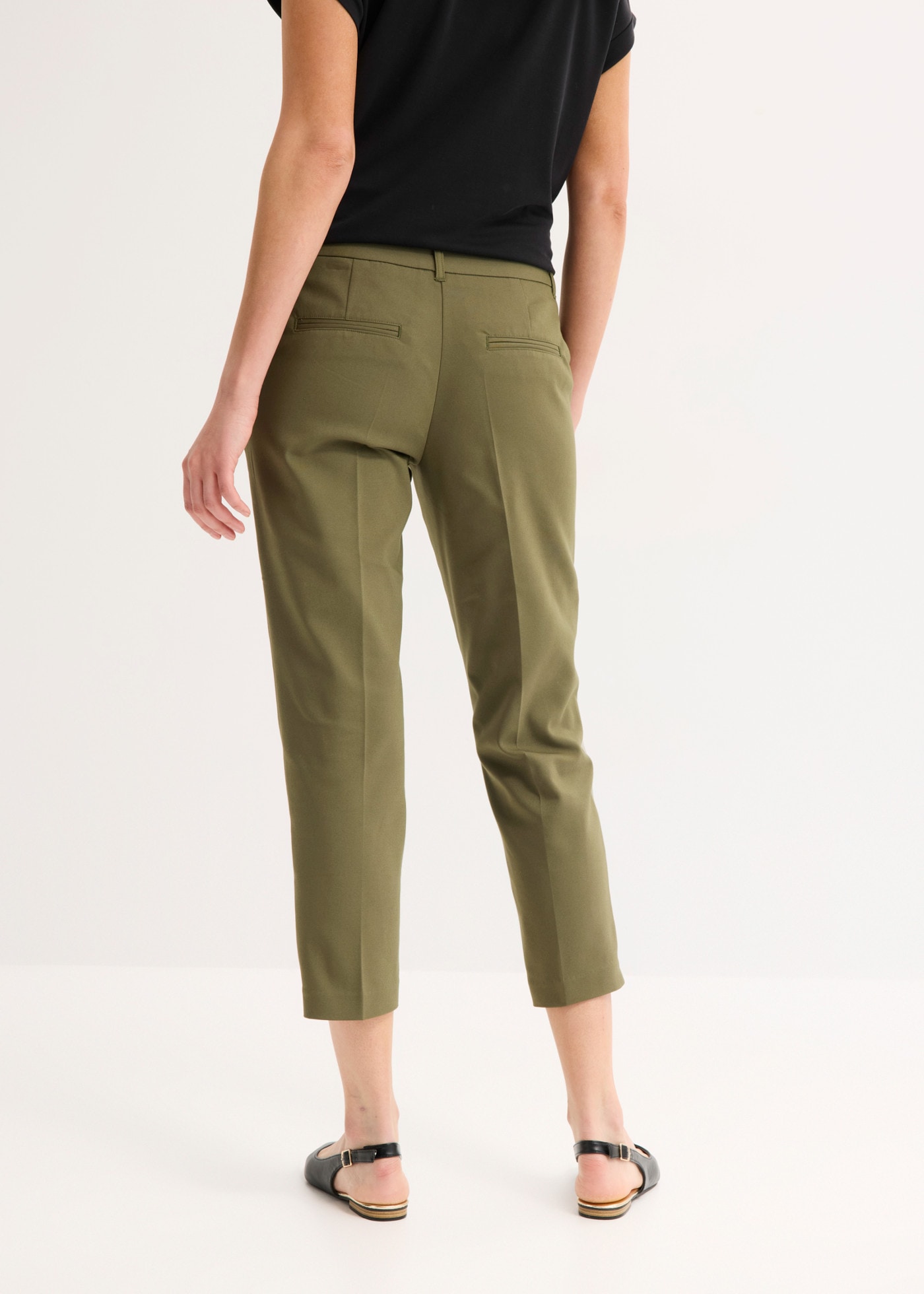 bonprix Pantalon 7/8  elegante 7/8-Länge, feminin geschnitten, Regular Fit