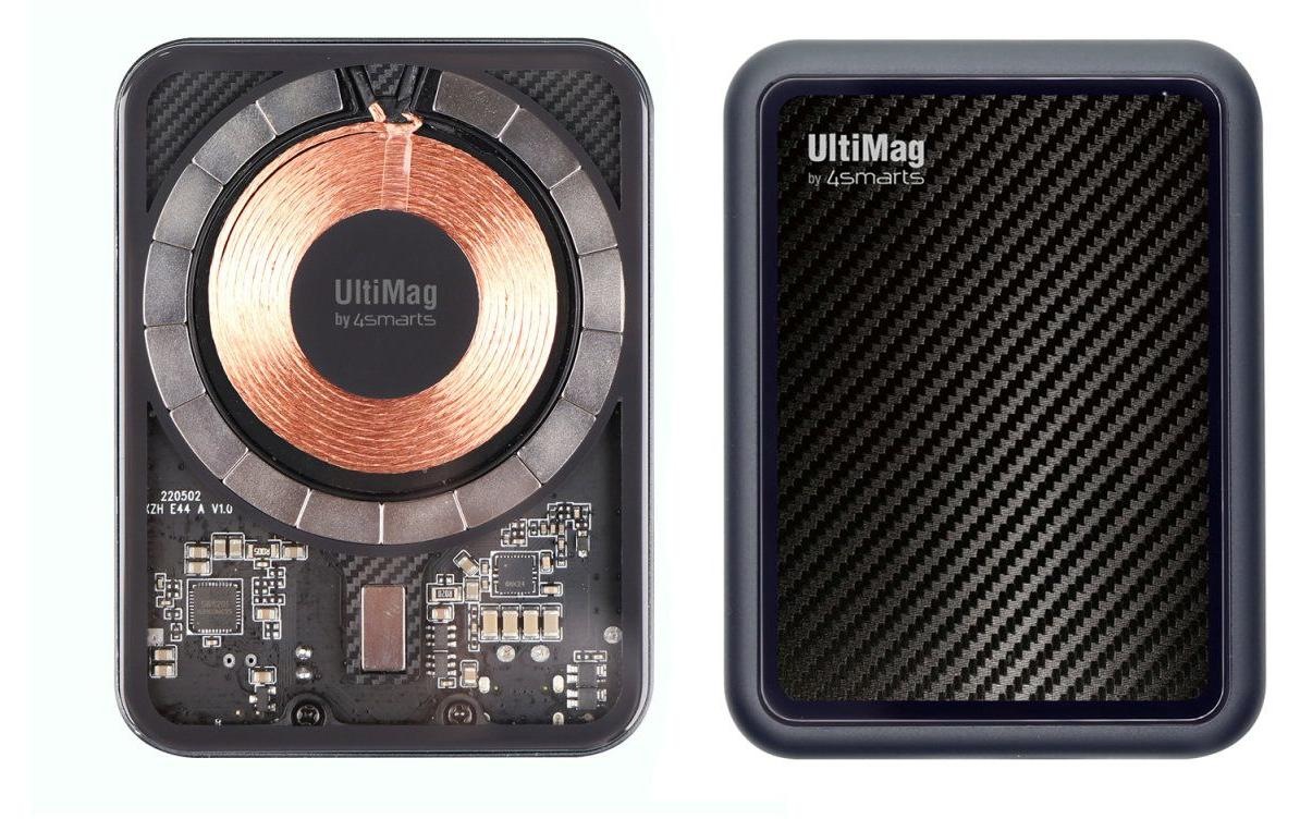 4smarts Powerbank »UltiMag Lucid Wireless«, 5000 mAh