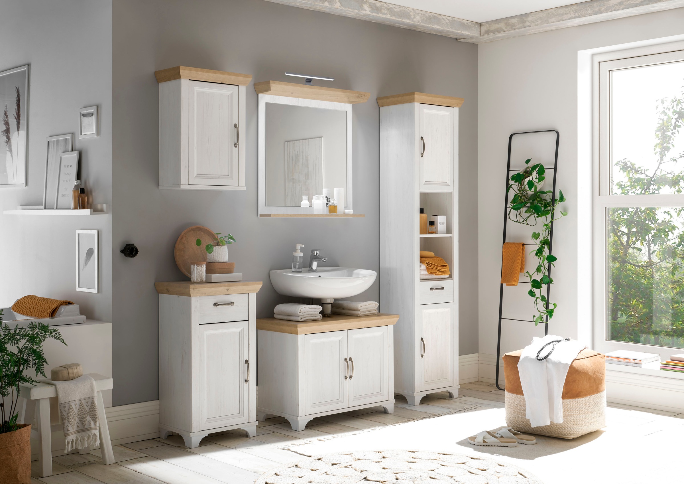 Mäusbacher Unterschrank »Mali« Landhausstil, Breite 45 cm, Höhe 83 cm, Metallgriffe