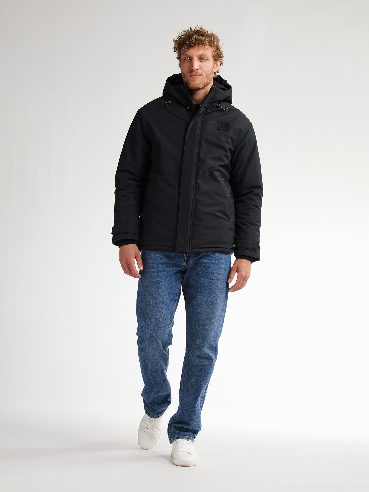 Petrol Industries Parka fonctionnelle mit Kapuze mit Logo Stickerei