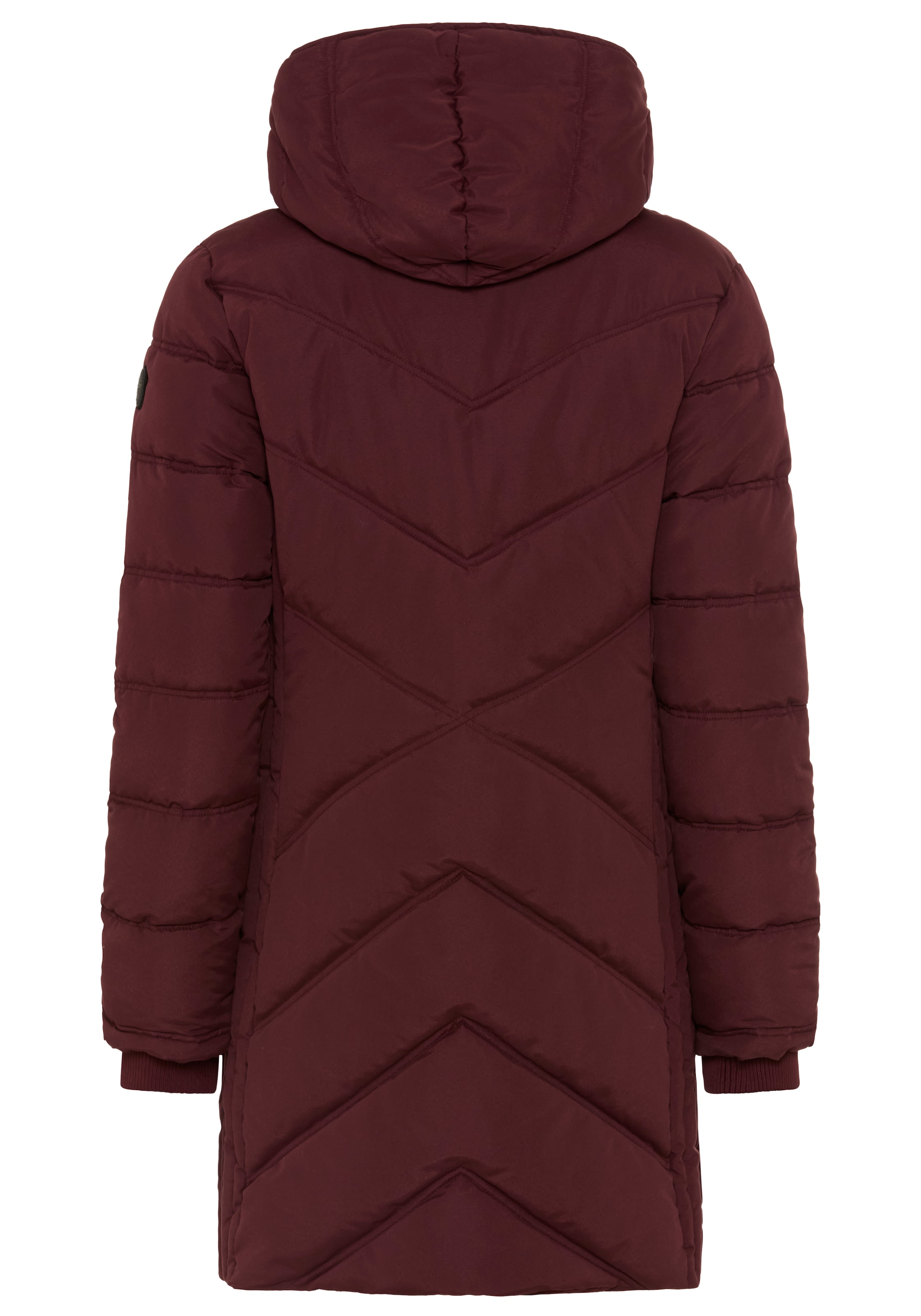KangaROOS Winterjacke mit Kapuze mit hochschliessendem Kragen,  gefütterte Kapuze