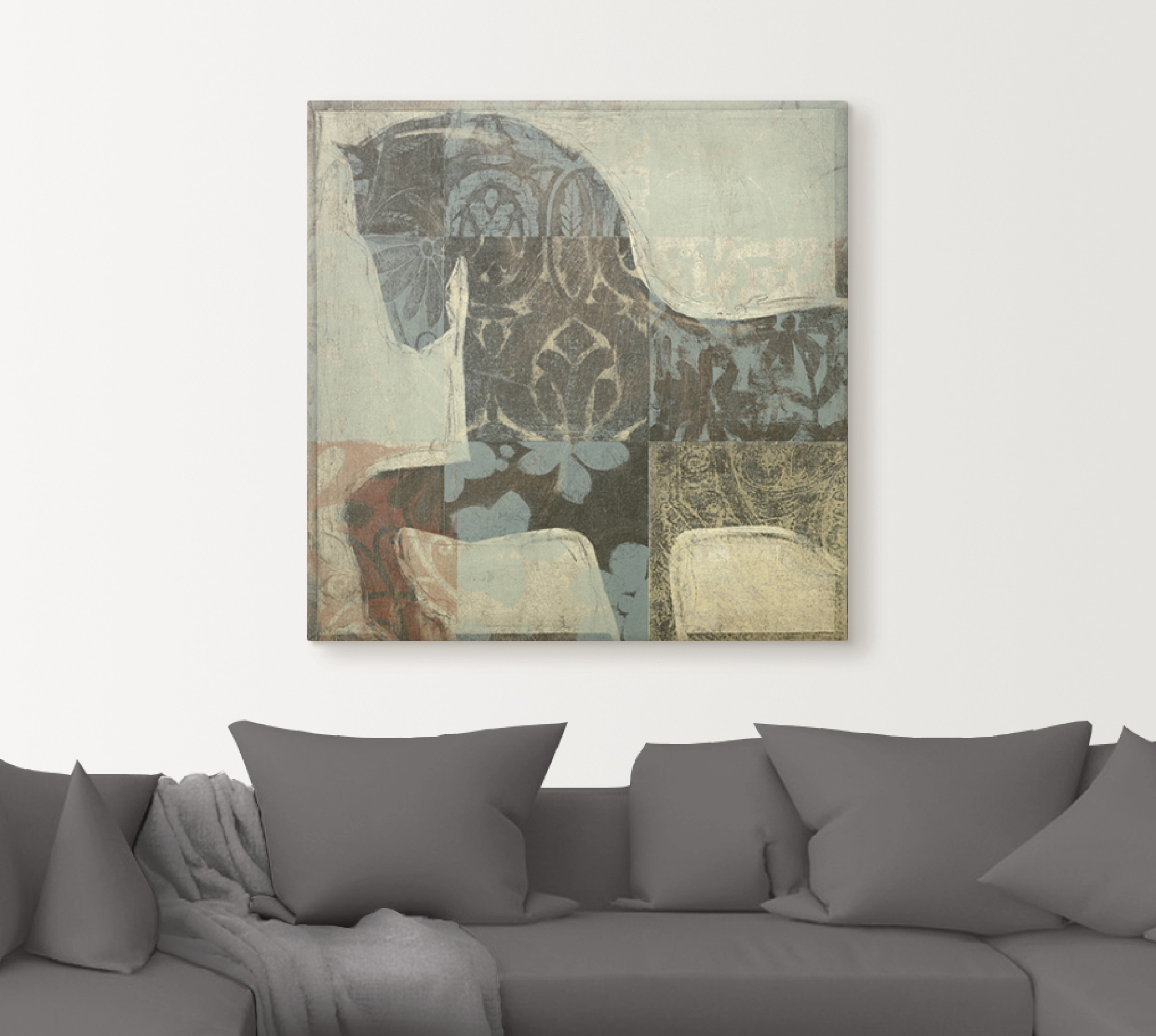 Artland Wandbild »Gemustertes Pferd I«, Haustiere, (1 St.), als Alubild, Outdoorbild, Leinwandbild, Poster in verschied. Grössen
