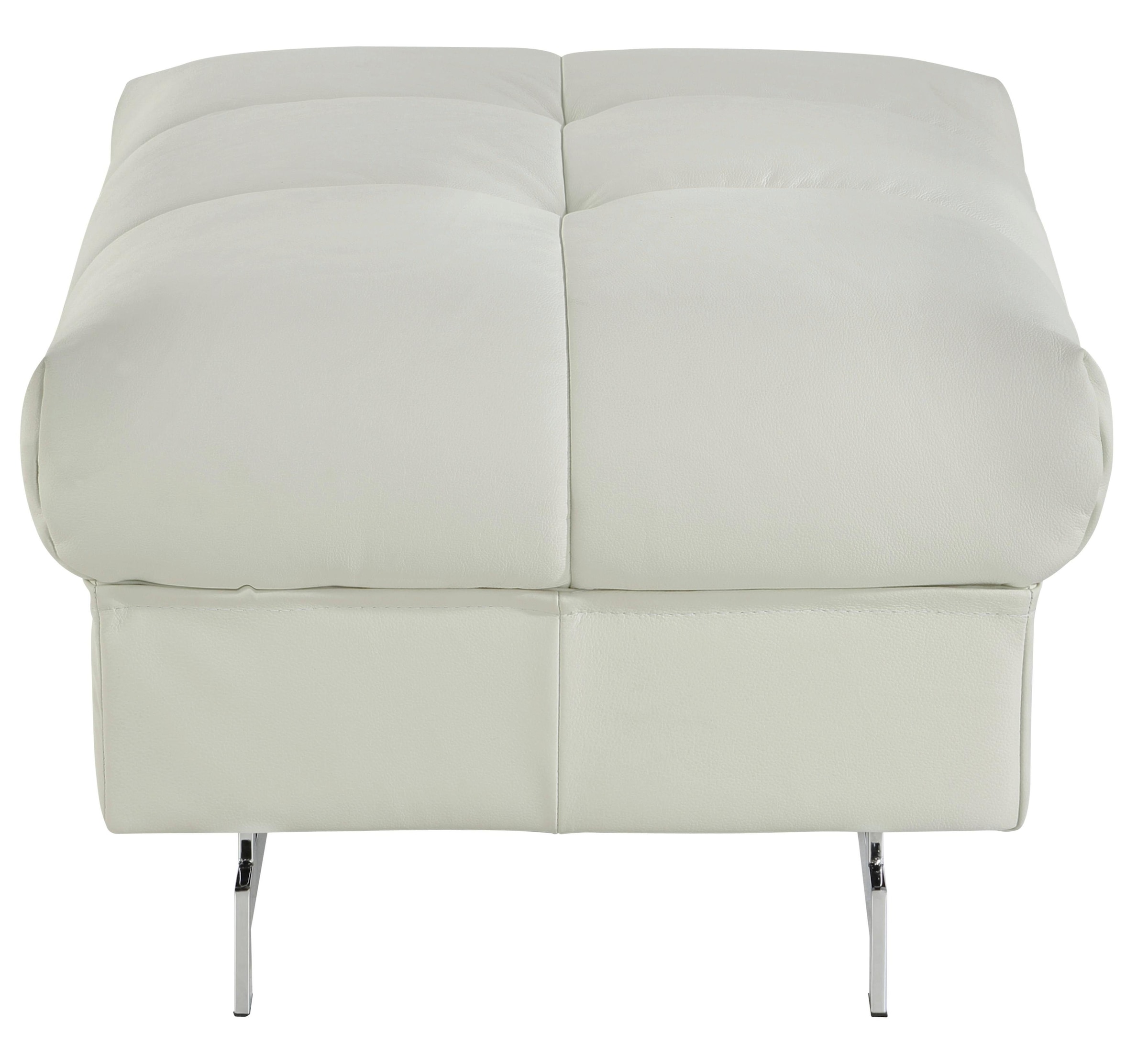 COTTA Polstergarnitur »Chef«, (Set), Set bestehend aus: 2-Sitzer mit Kopfteilverstellung & Hocker