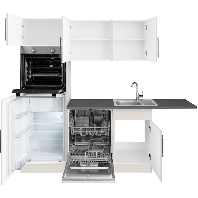 ♕ wiho Küchen Winkelküche »Cali«, mit E-Geräten, Stellbreite 230 x 170 cm  versandkostenfrei auf