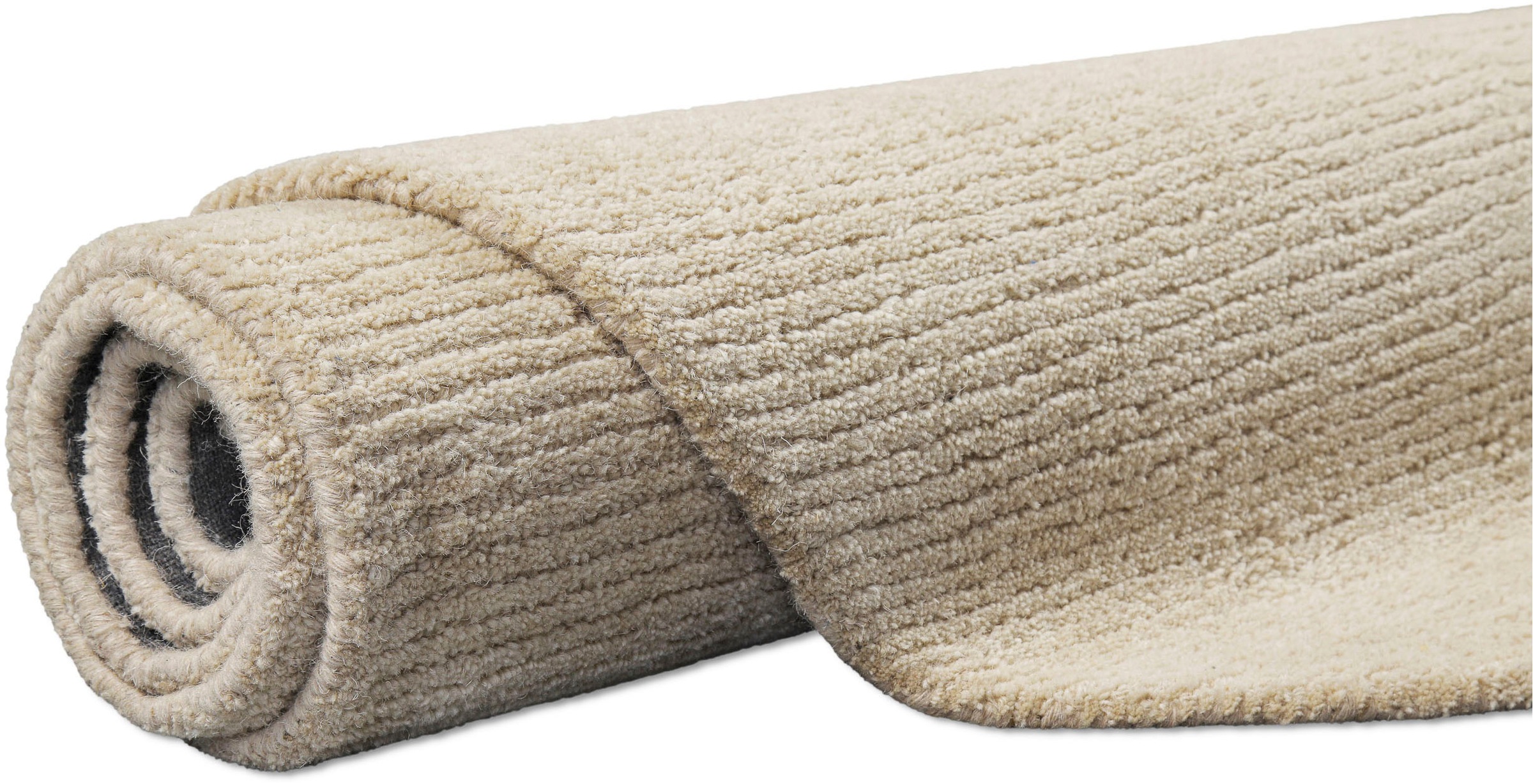 Wecon home Teppich »Dodo« rechteckig 10 mm Höhe Wollteppich, asymmetrisch, hochwertig, handgetuftet, robust, modern