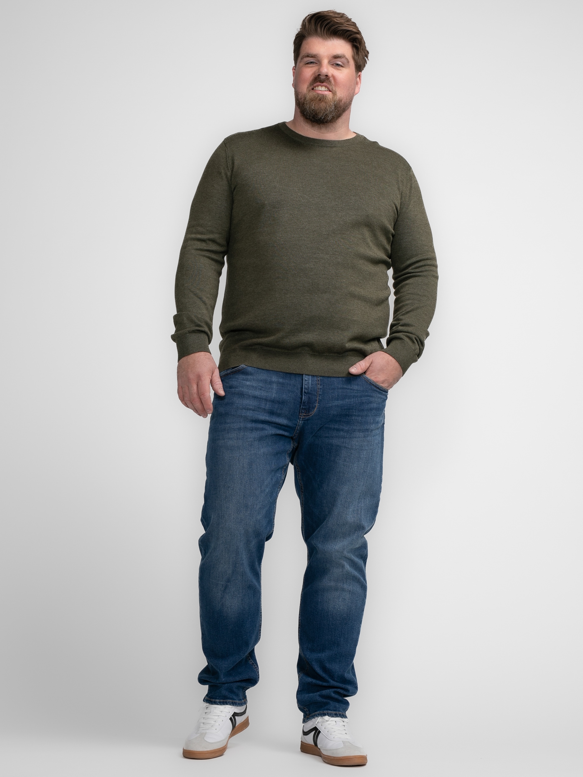 Petrol Industries Rundhalspullover »Men Knitwear Round Neck Basic«