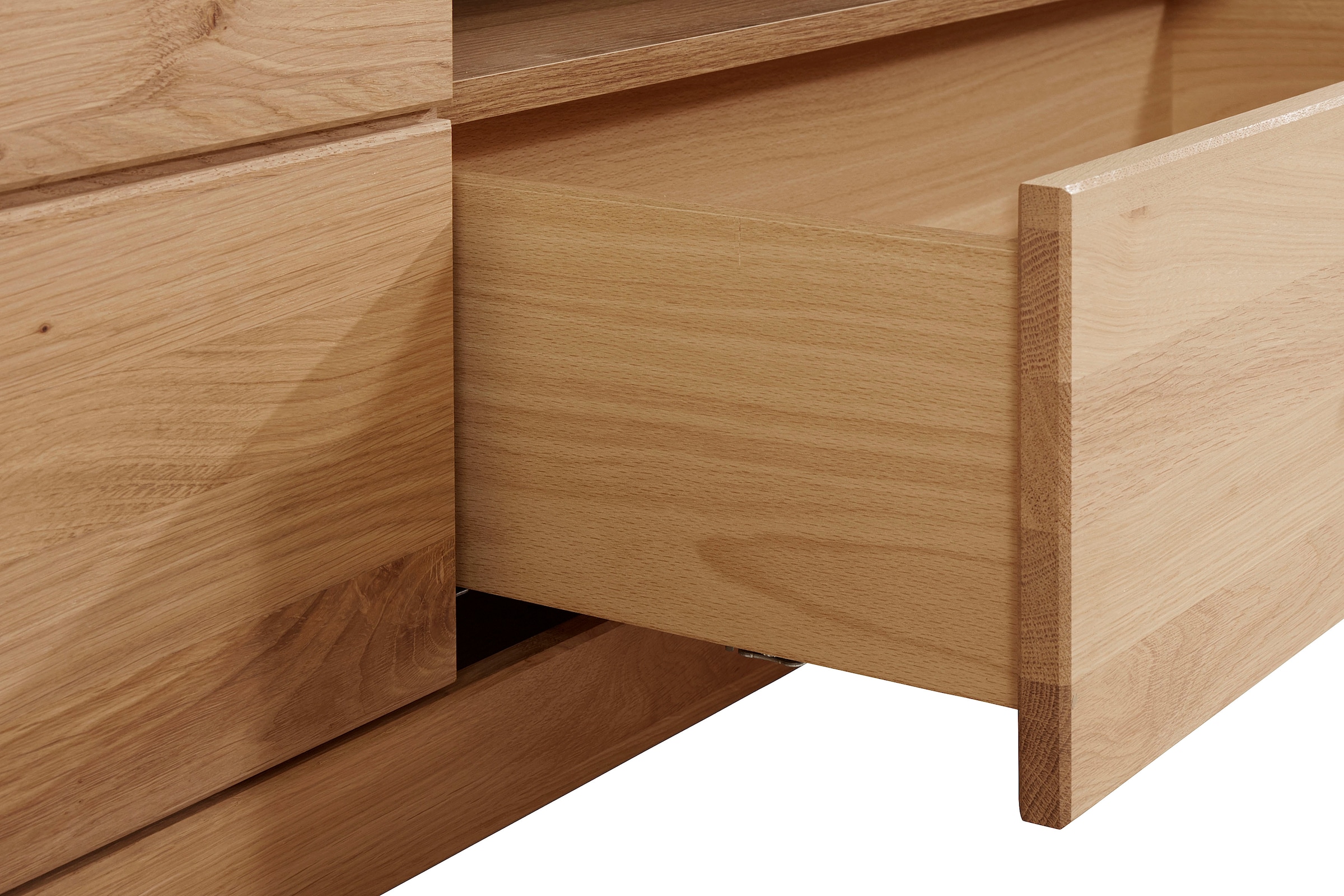 VOGL Möbelfabrik Lowboard »1237« Massivholzfront, Breite ca. 171 cm, mit Softclose Funktion