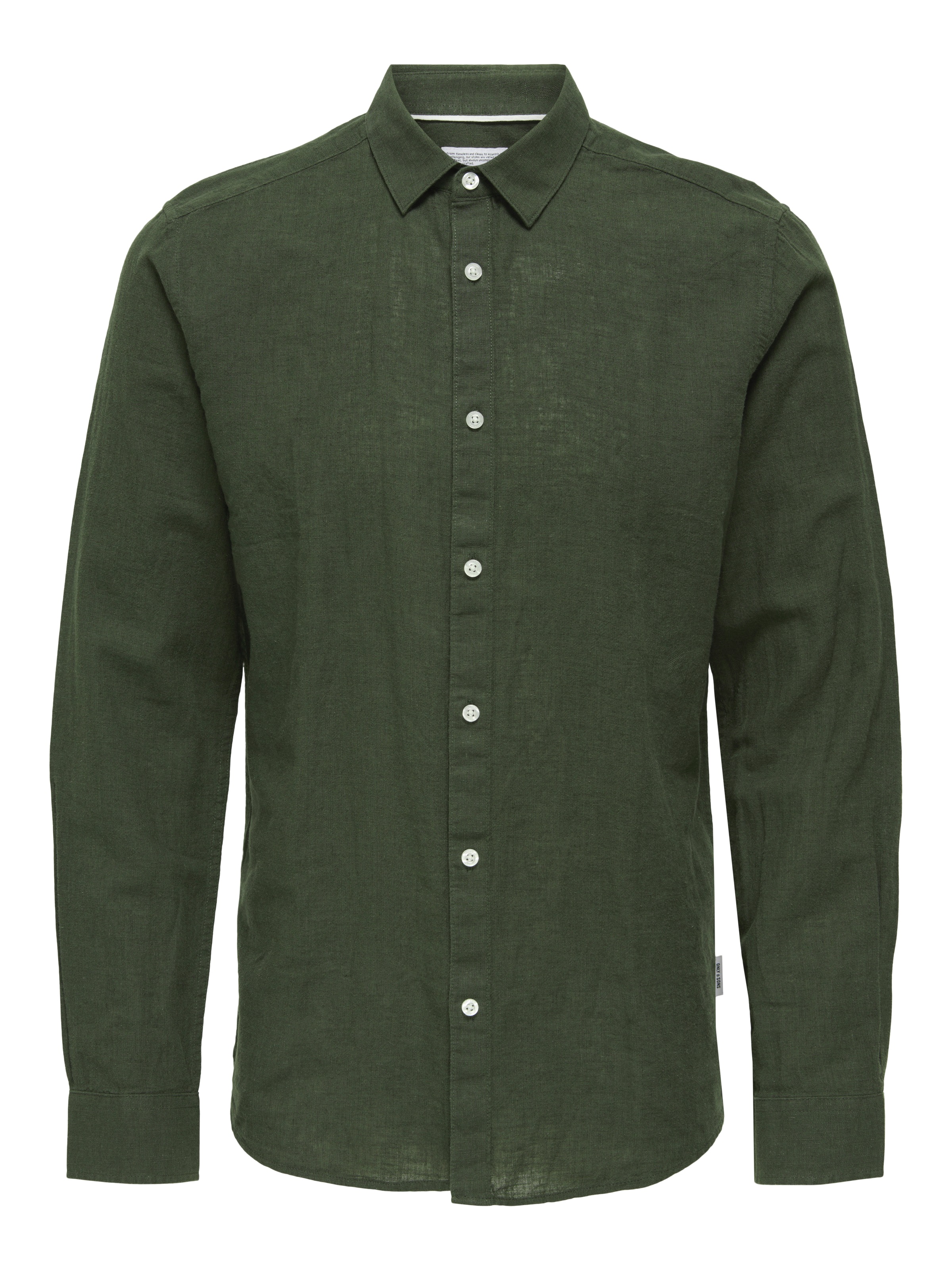 ONLY & SONS Chemise à manches longues »ONSCAIDEN LS SOLID LINEN SHIRT NOOS«