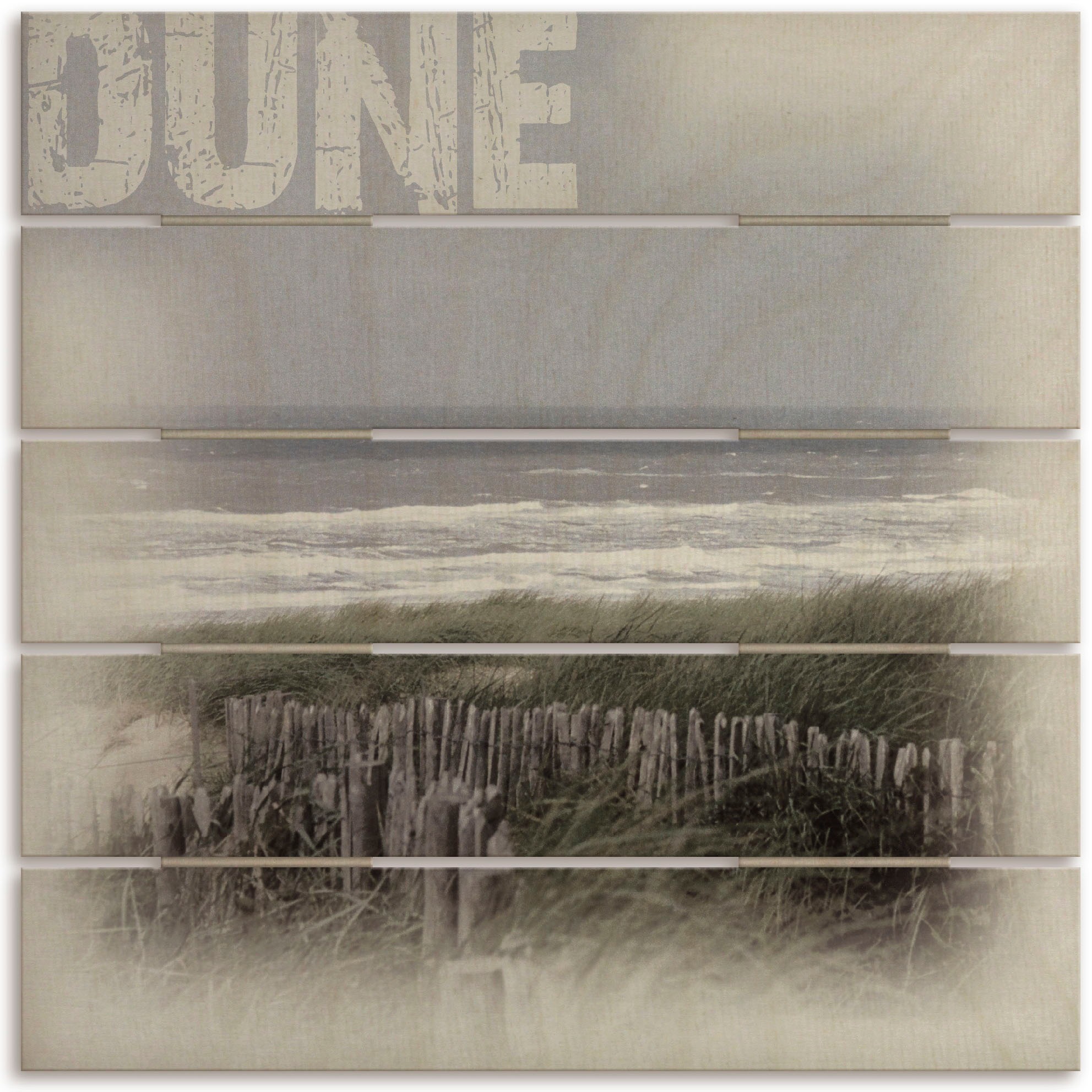 Image of Artland Holzbild »Düne«, Meer Bilder, (1 St.) bei Ackermann Versand Schweiz