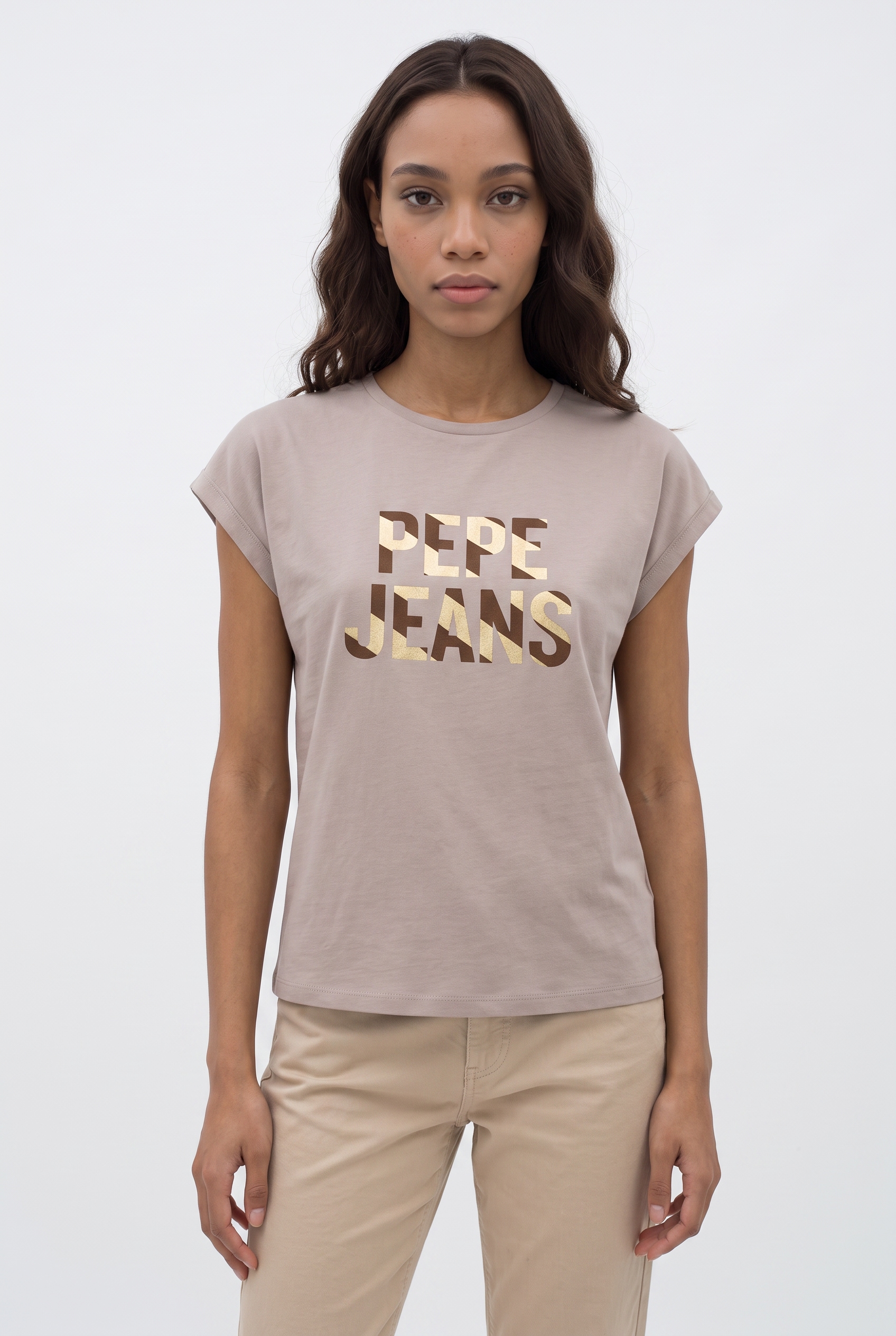 Pepe Jeans T-Shirt »CATALINA« aus Baumwolle, Logoschriftzug