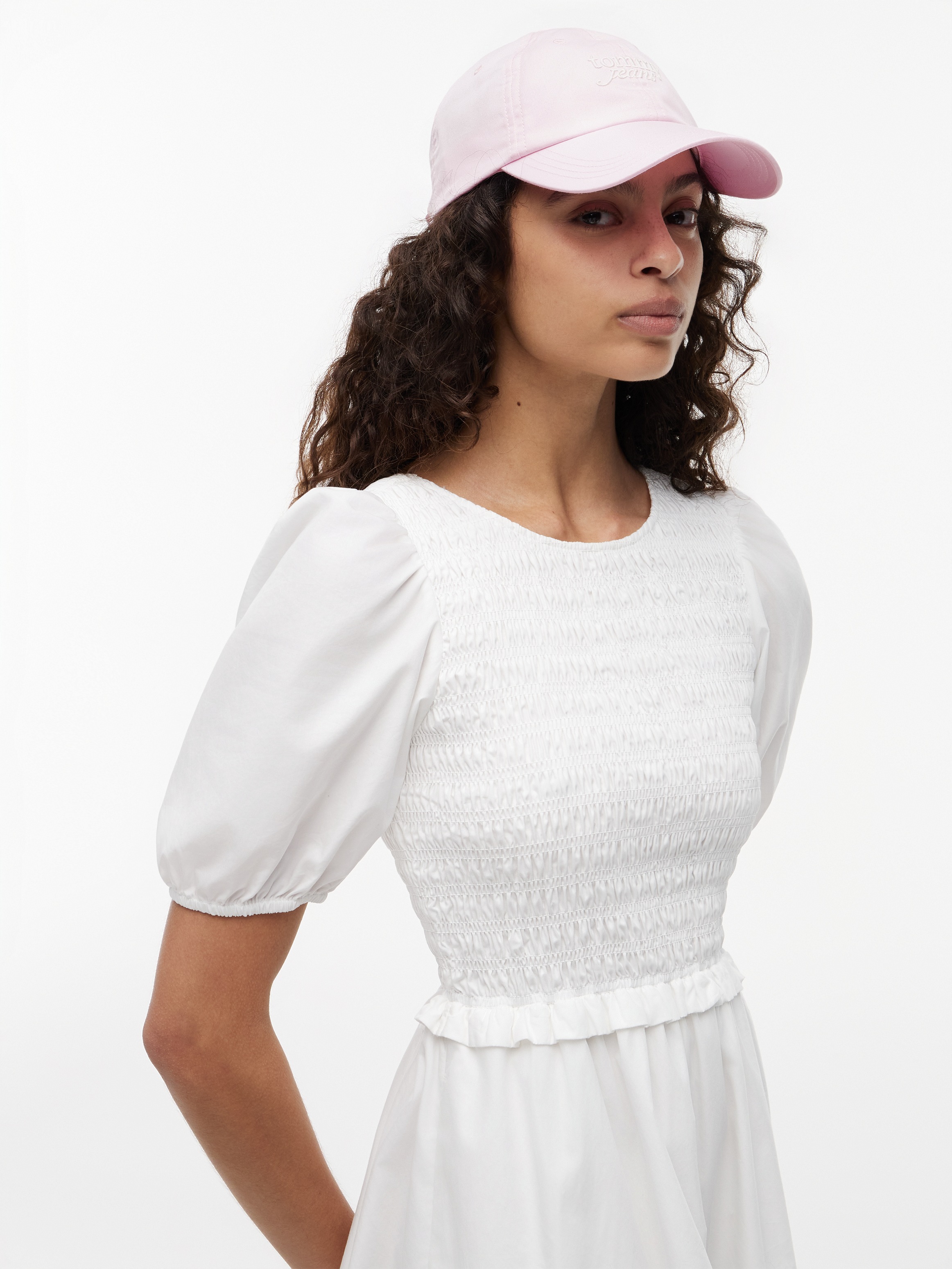 Tommy Jeans Baseball Cap »TJW SCRIPT LOGO« Regular fit mit festem Schirm