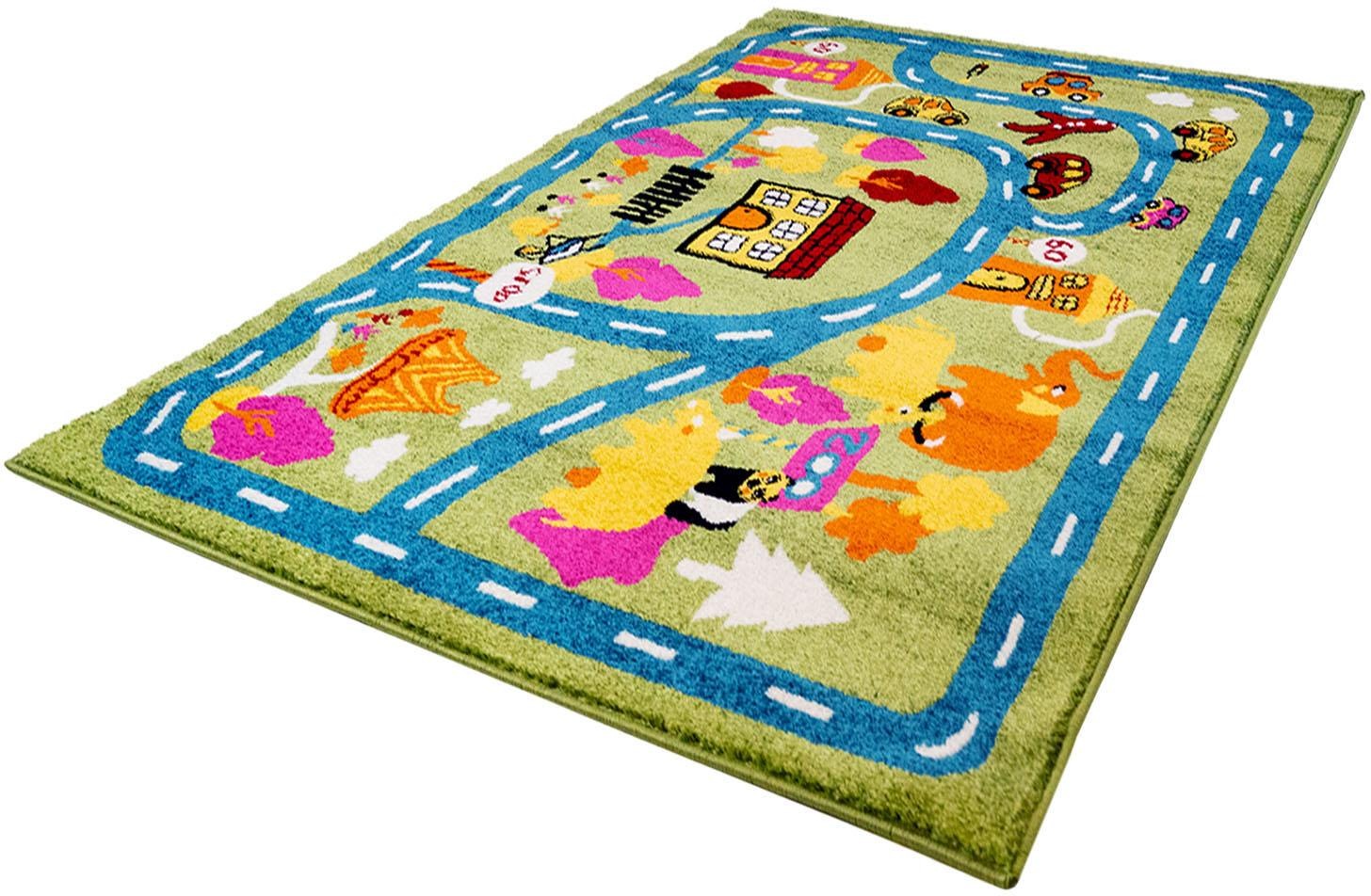 Image of Carpet City Kinderteppich »Moda Kids 1512«, rechteckig, 11 mm Höhe, Kinder Strassen-Spielteppich, Kurzflor bei Ackermann Versand Schweiz