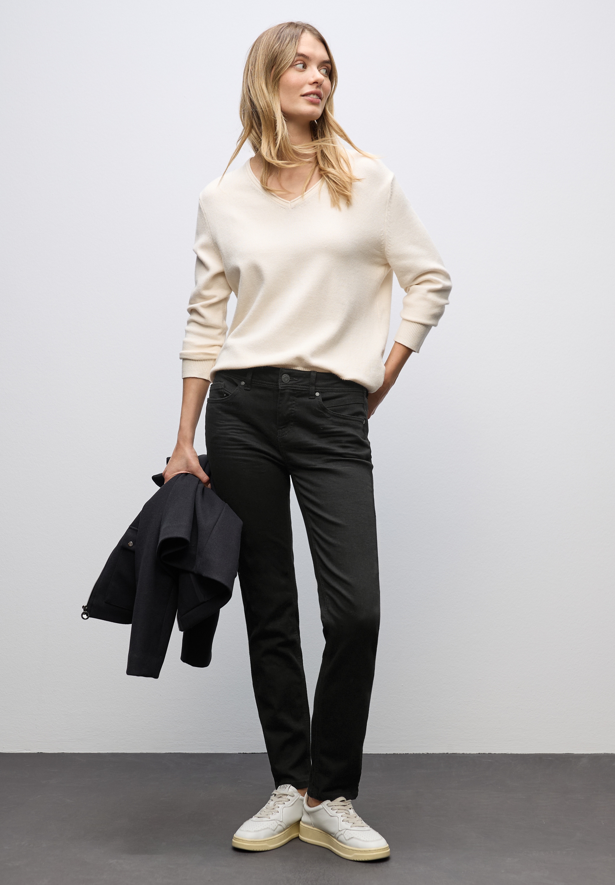 STREET ONE 5-Pocket-Jeans »Style Jane« im Slim Fit, Mid Waist