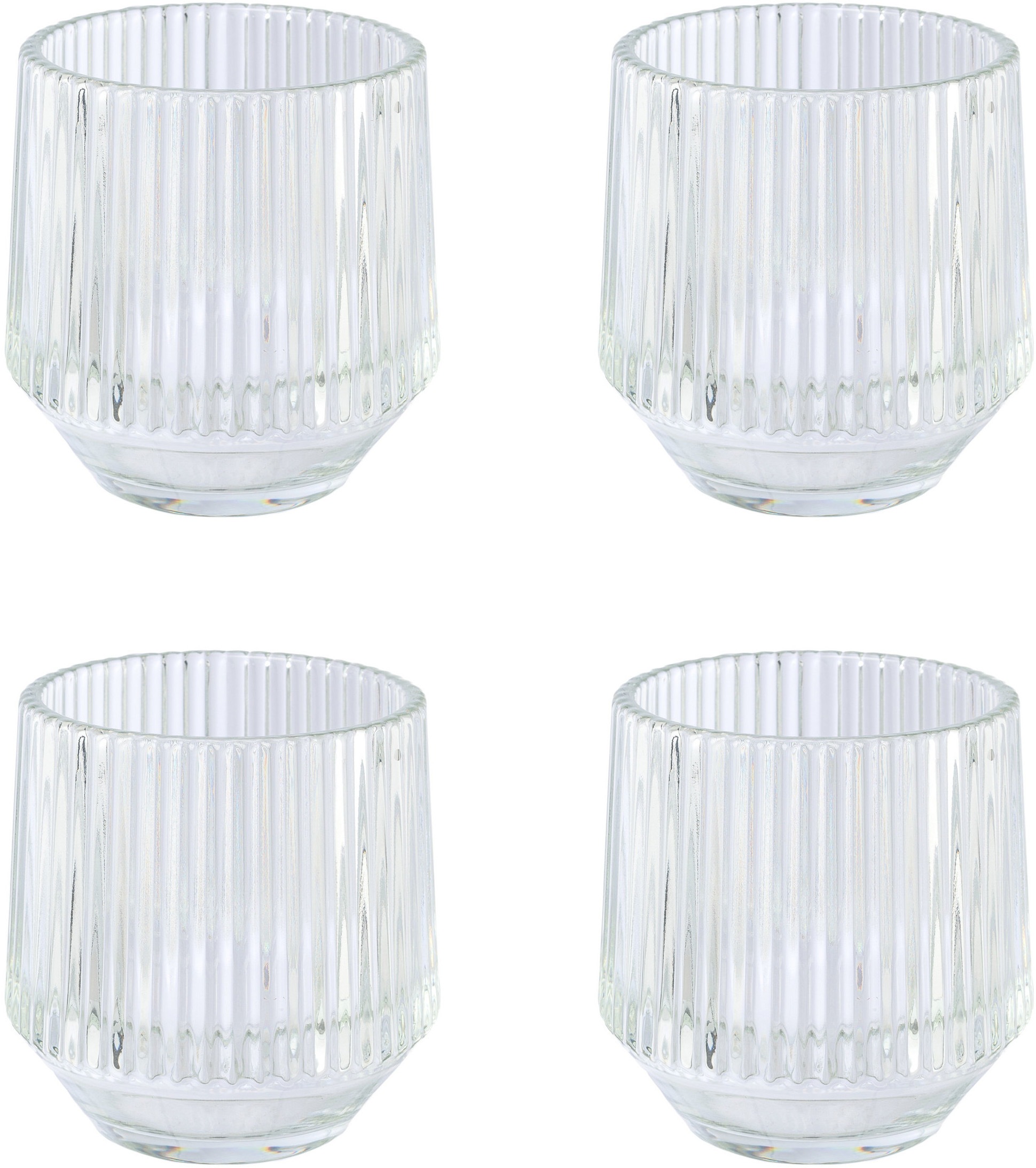 Image of Creativ deco Teelichthalter, (4 St.), mit hübscher Reliefstruktur bei Ackermann Versand Schweiz