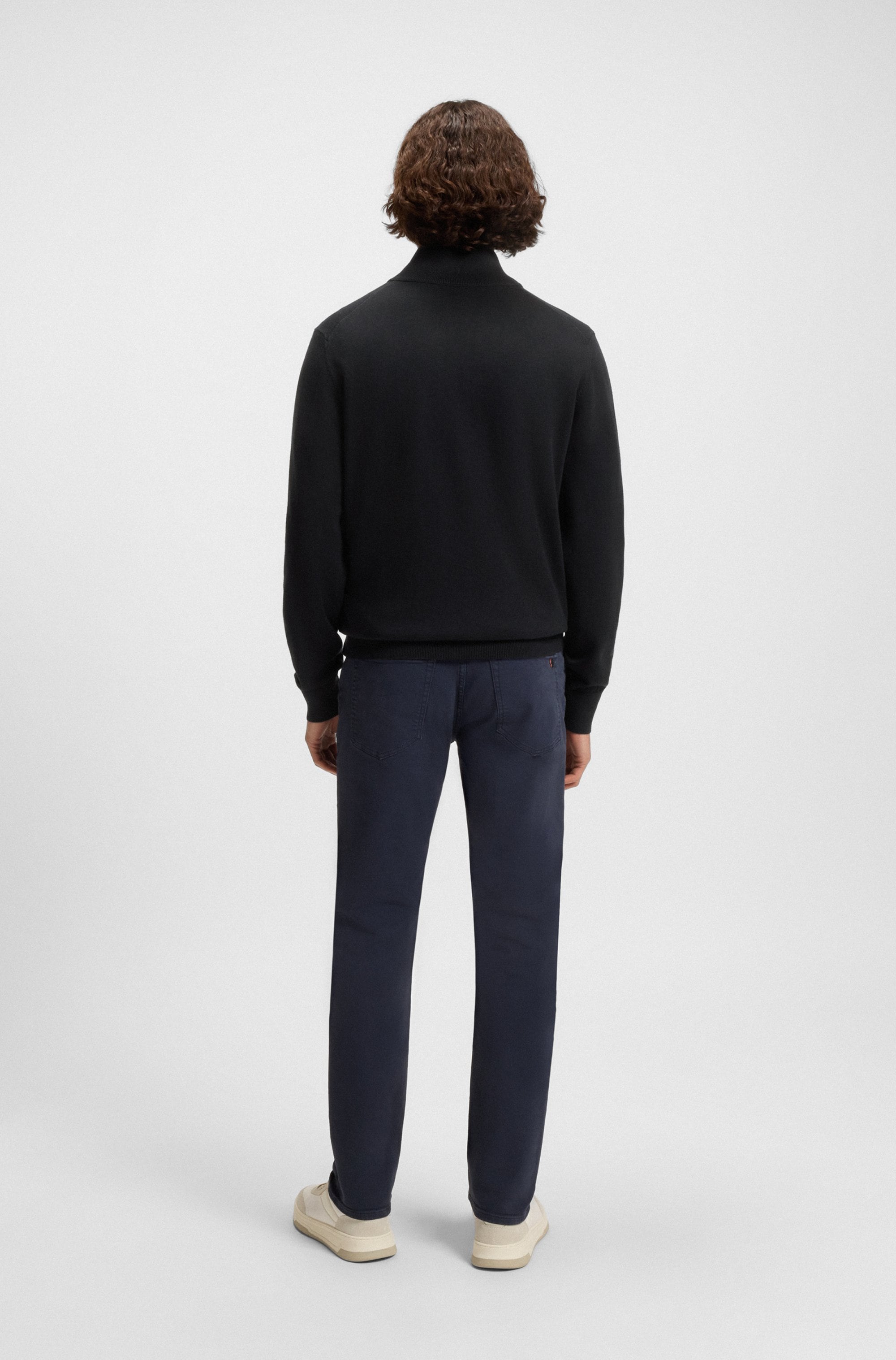 BOSS ORANGE Veste en tricot »Kanozip« mit Reissverschluss