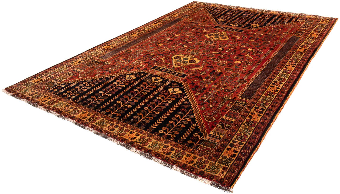 Image of morgenland Orientteppich »Perser - Nomadic - 304 x 204 cm - dunkelrot«, rechteckig, 10 mm Höhe, Wohnzimmer, Handgeknüpft, Einzelstück mit Zertifikat bei Ackermann Versand Schweiz