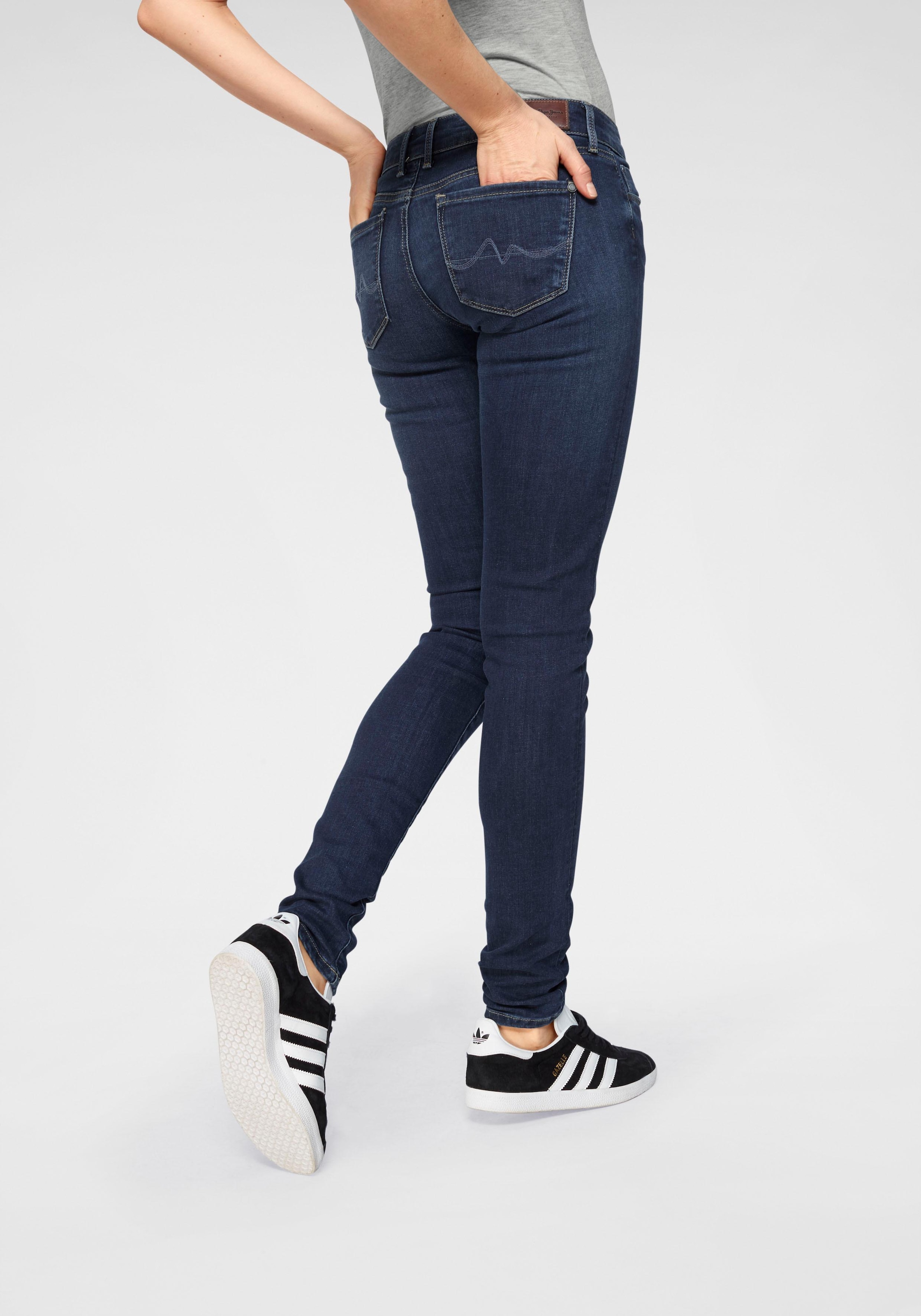 Pepe Jeans Skinny-fit-Jeans »SOHO«, im 5-Pocket-Stil mit 1-Knopf Bund und Stretch-Anteil