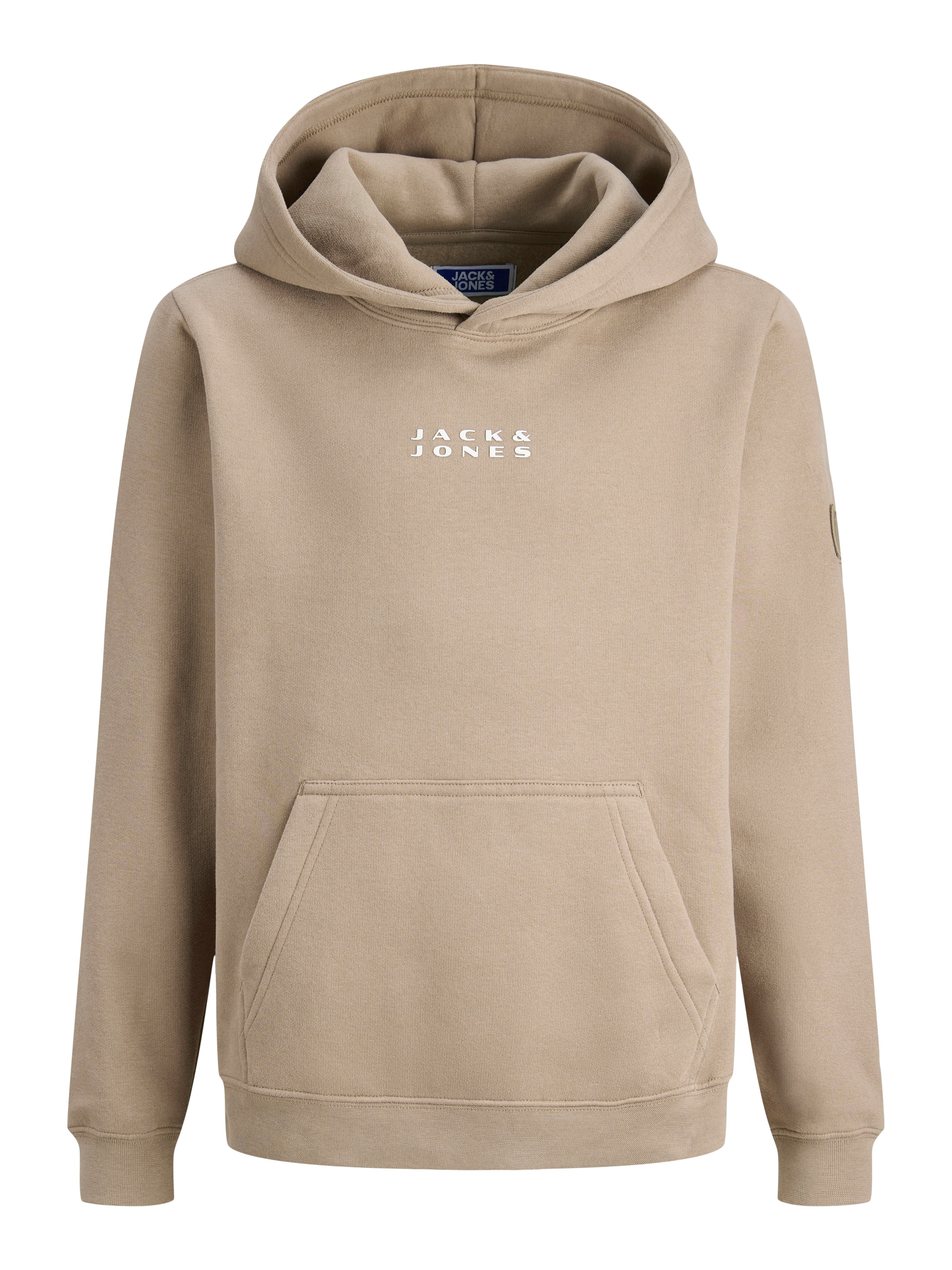 Jack & Jones Junior Kapuzensweatshirt »JCOPOINT SWEAT BADGE HOOD JNR«