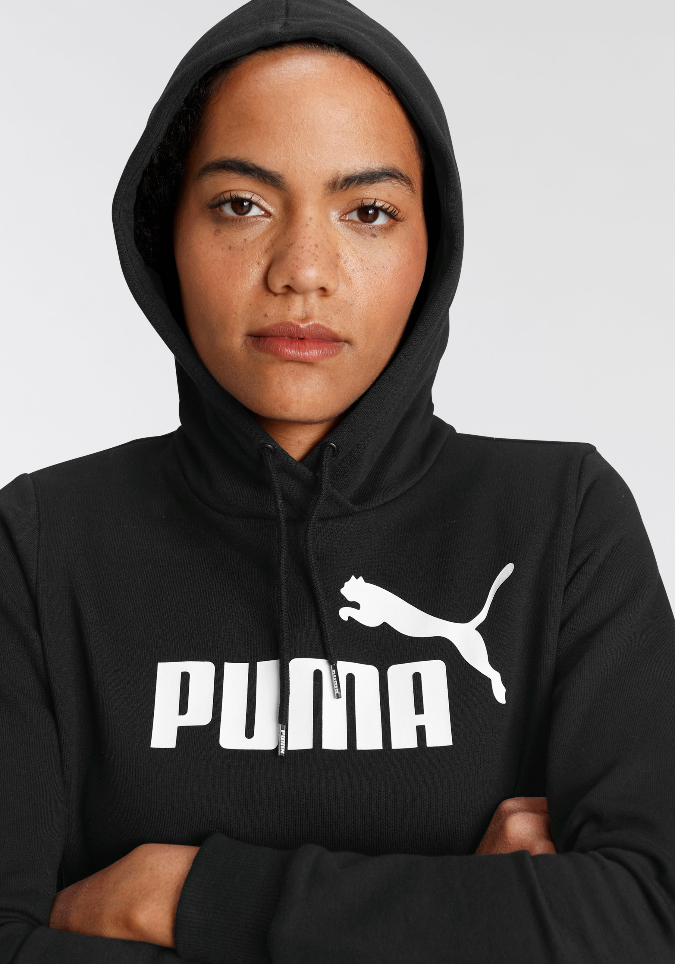 PUMA Kapuzensweatshirt »ESS LOGO HOODIE FL«