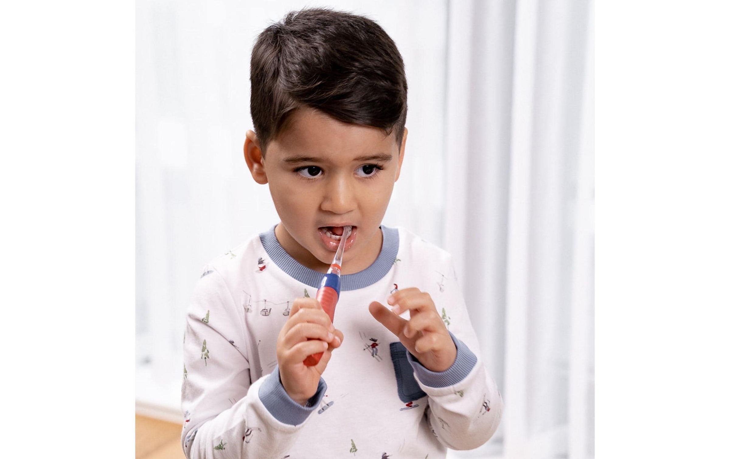 nicht definiert Elektrische Kinderzahnbürste »brush-baby KidzSonic Rakete«