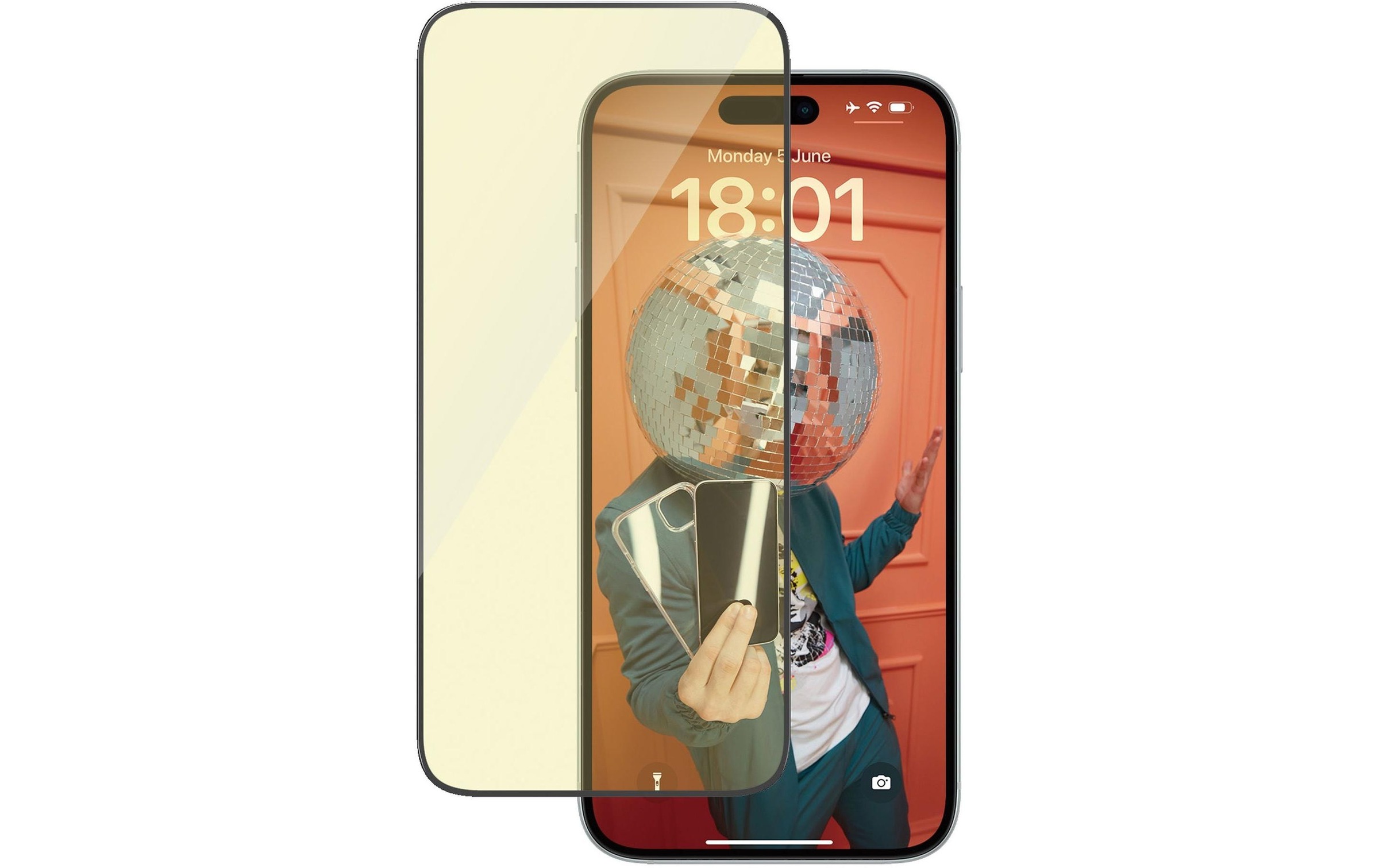 PanzerGlass Displayschutzglas »Anti Reflective iPhone 15 Plus« für iPhone 15 Plus 1 Stk. tlg.