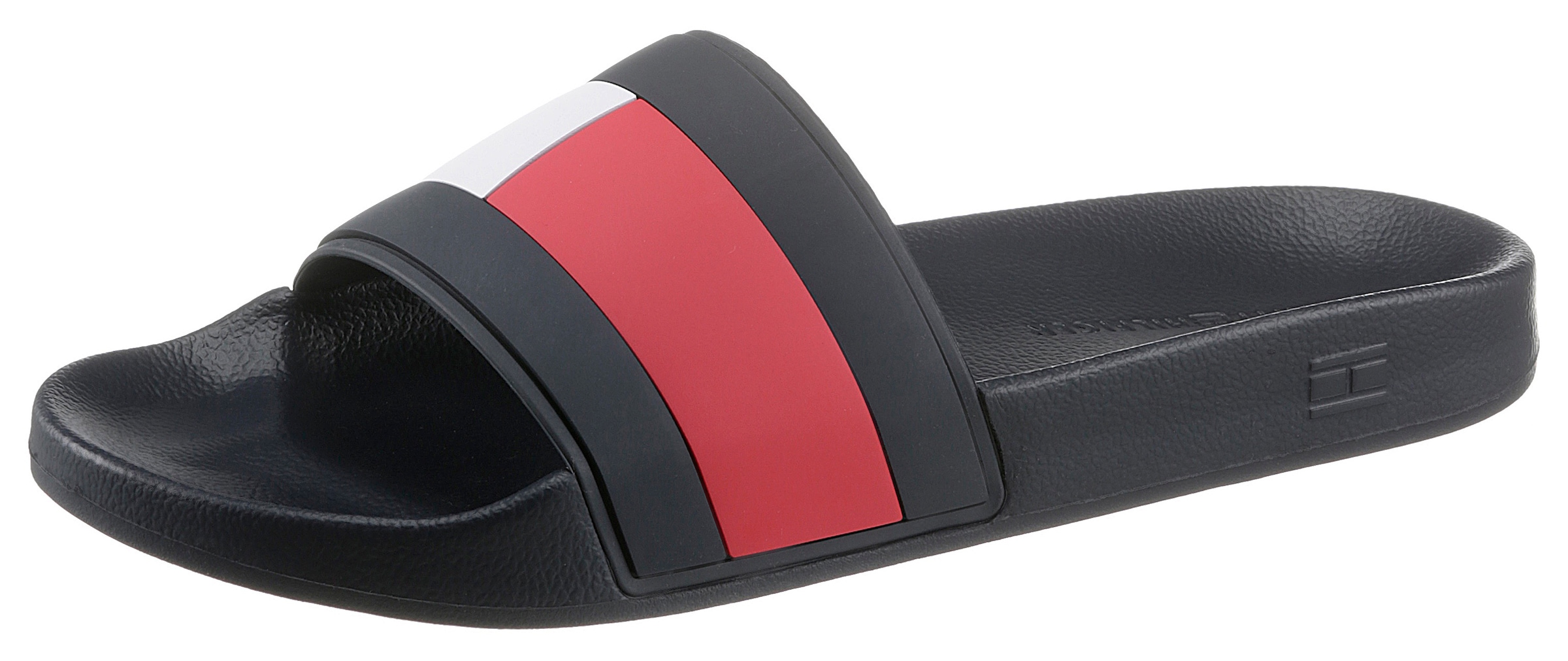 Tommy Hilfiger Badepantolette »ESSENTIAL FLAG POOL SLIDE«, mit plakativer Flagge kaufen