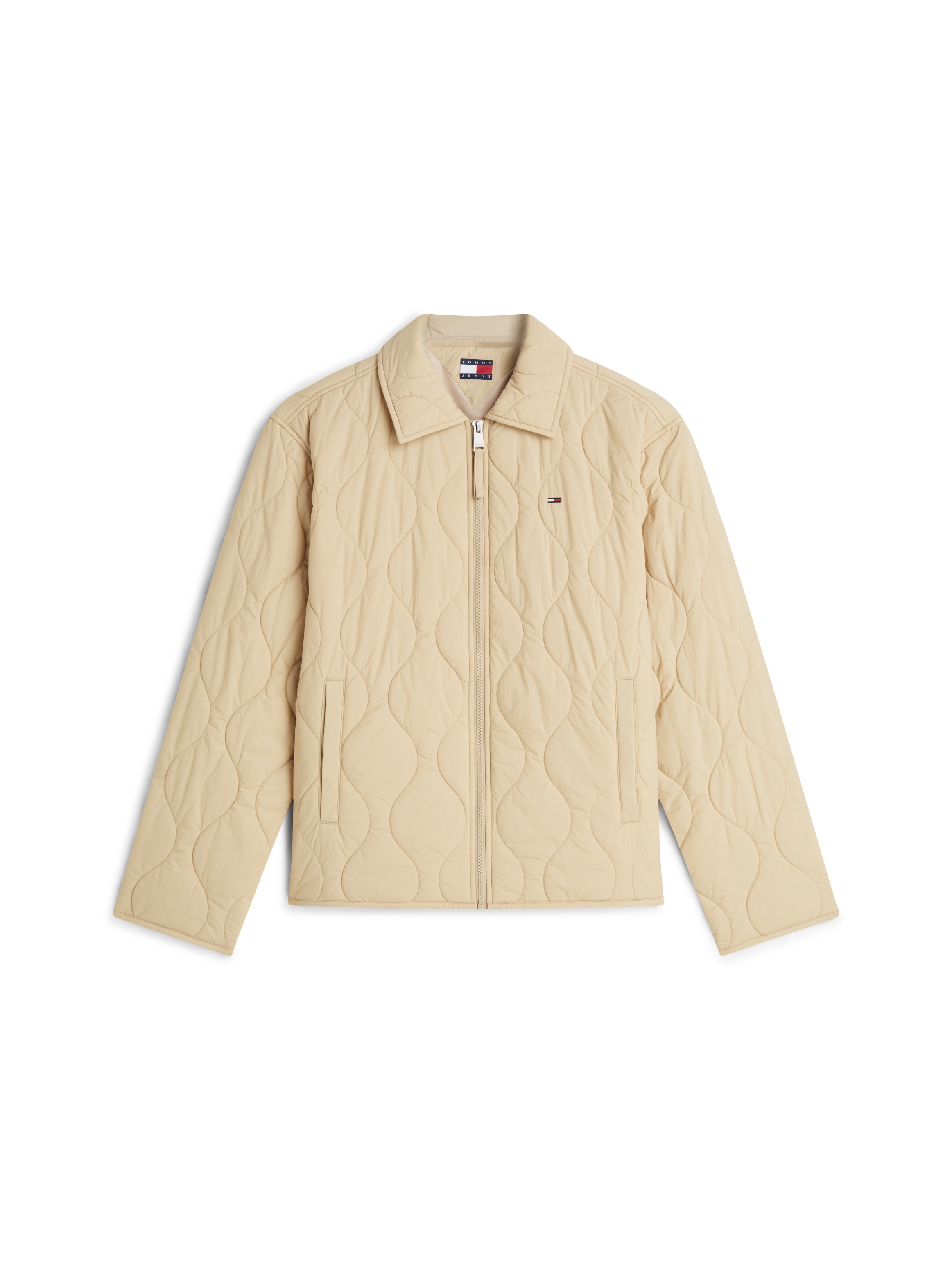 Tommy Jeans Veste matelassée »TJW COACH COLLAR QUILTED JACKET« fibre synthétique, broderie drapeau