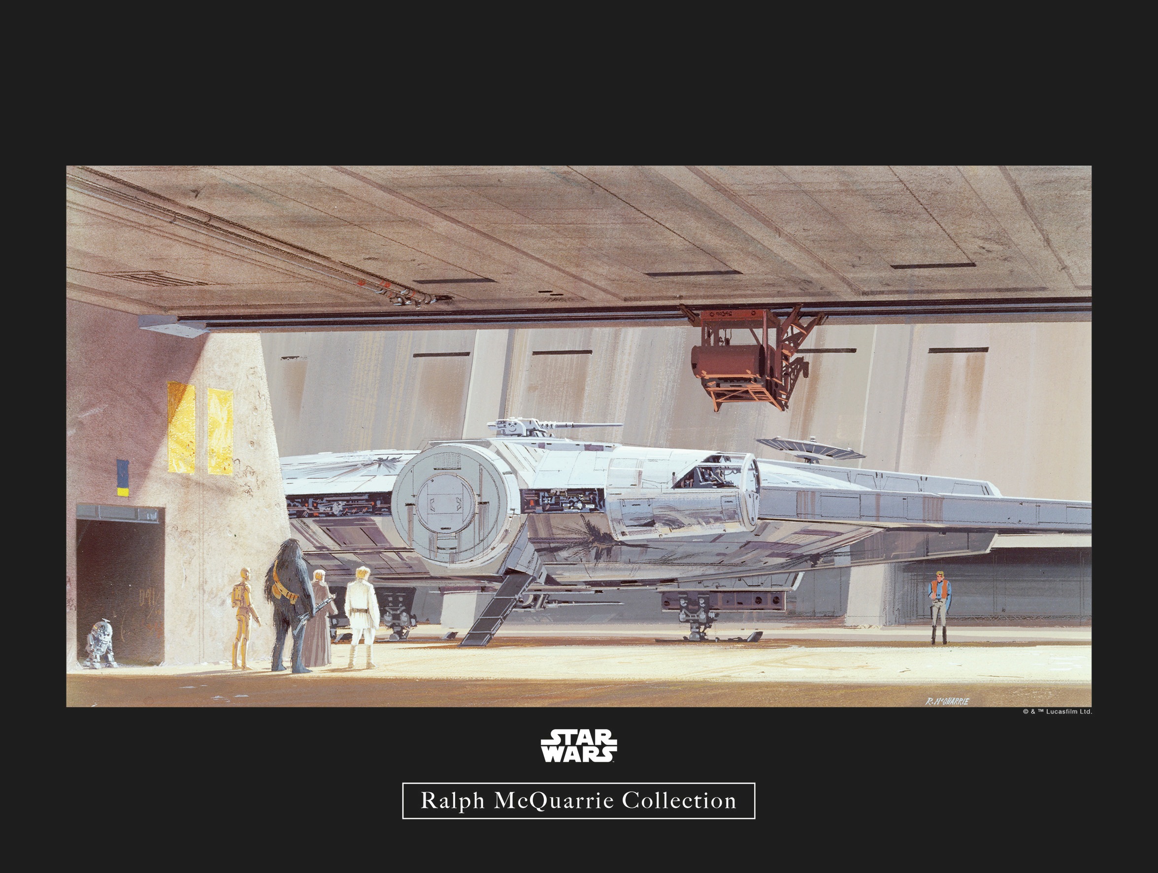 Image of Komar Poster »Star Wars Classic RMQ Mos Eisley Hangar«, Star Wars bei Ackermann Versand Schweiz