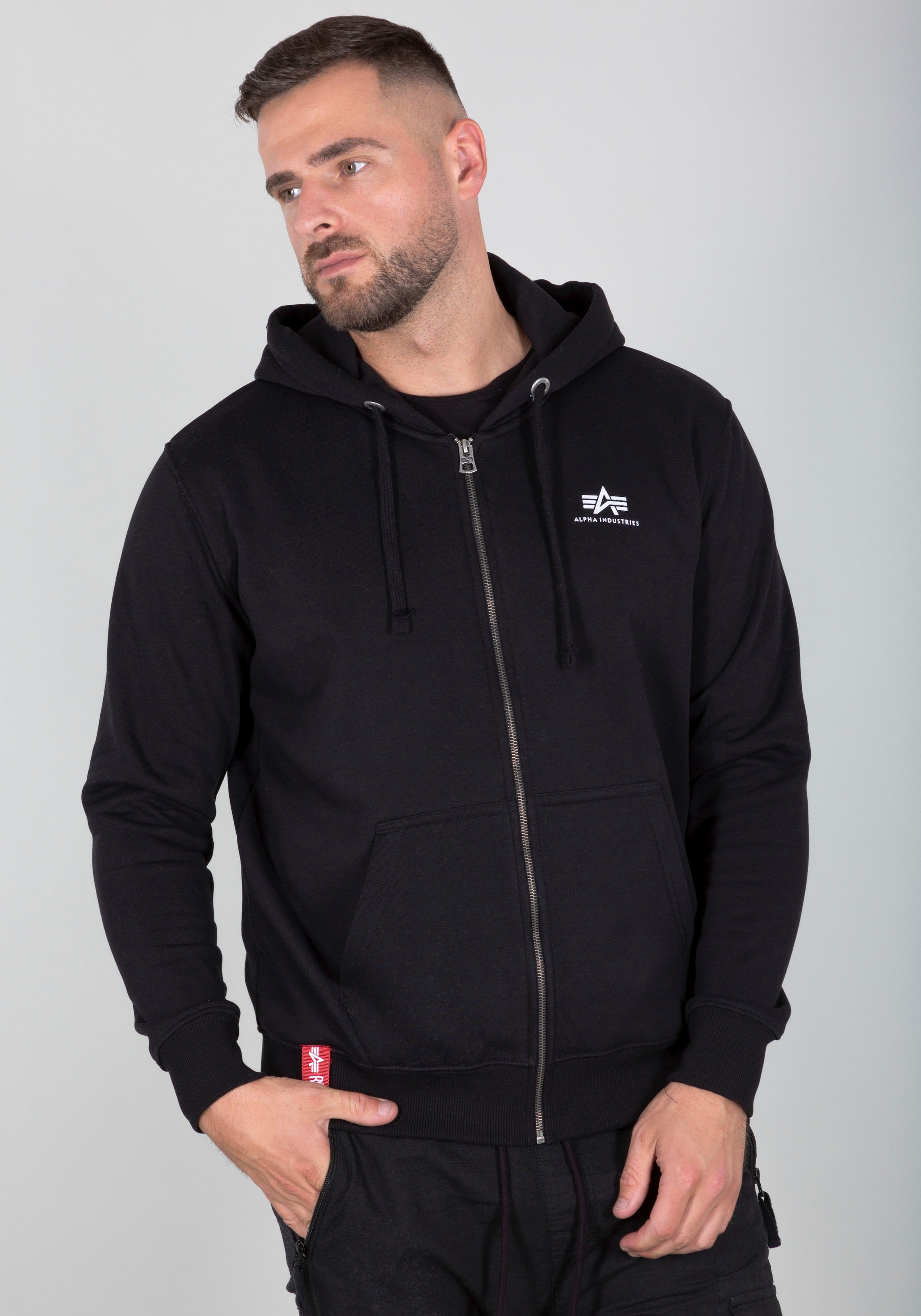 Alpha Industries Kapuzensweatjacke »Basic Zip Hoody SL«