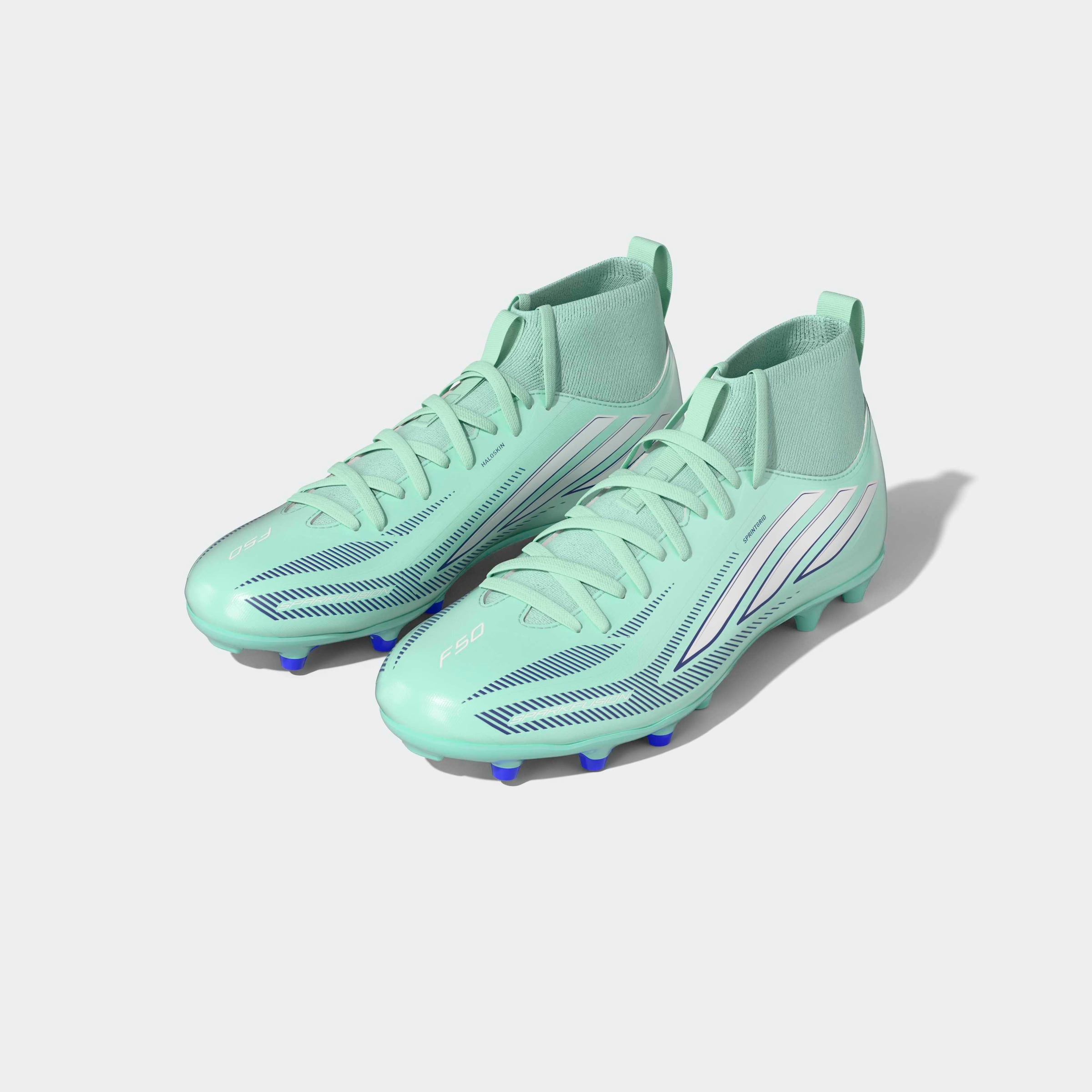 adidas Performance Chaussure de football »F50 SPARKFUSION LEAGUE KIDS , NATURRASEN / KUNSTRASEN, HALBHOCH«  Convient pour pelouses et terrains synthétiques