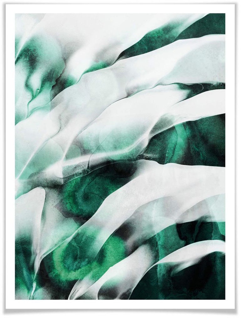 Image of Wall-Art Poster »Emerald Grün«, Schriftzug, (1 St.) bei Ackermann Versand Schweiz