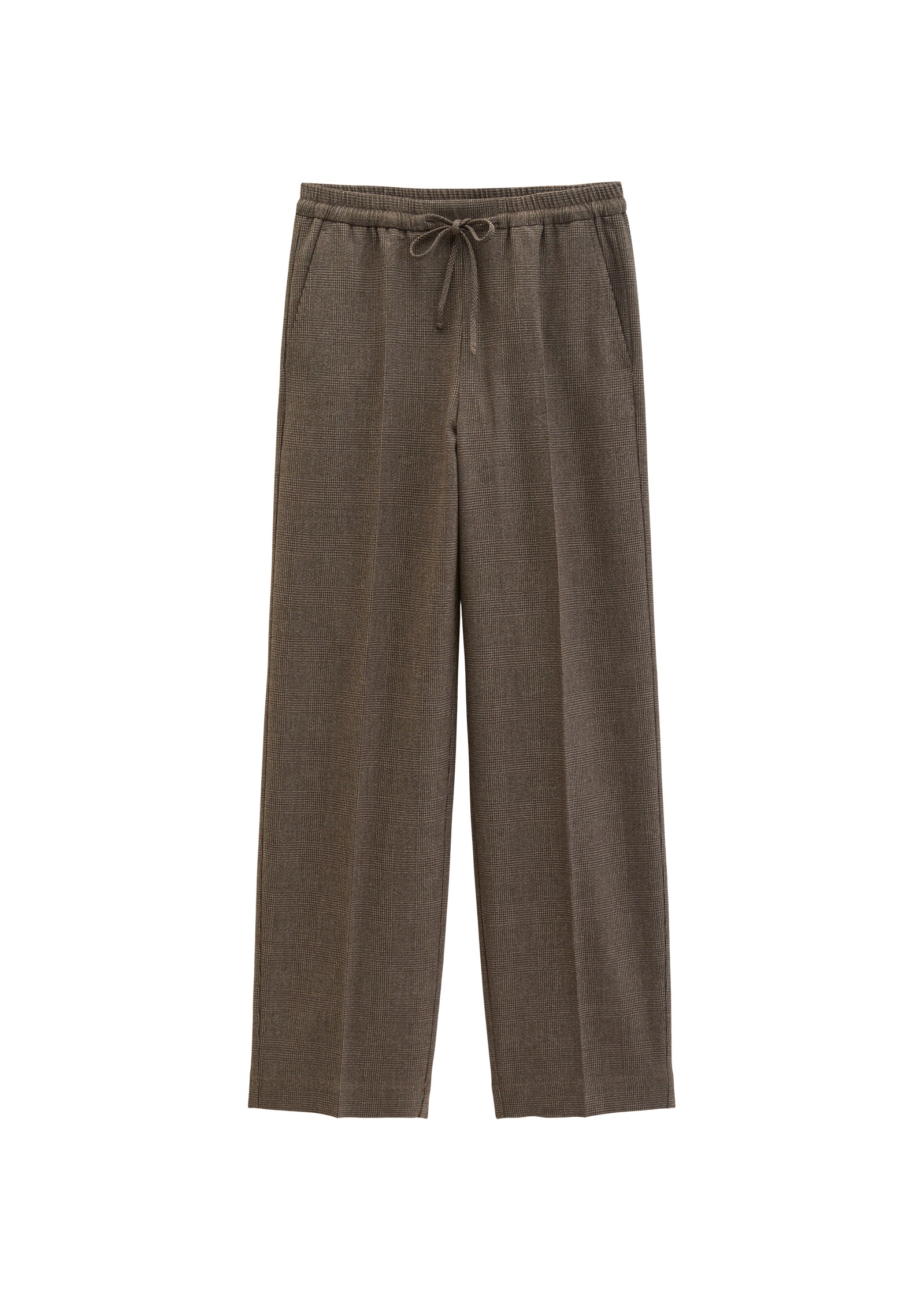 Marc O'Polo Schlupfhose »relaxed aus recyceltem Polyester-Viskose-Mix«  Glencheck, Pull-on