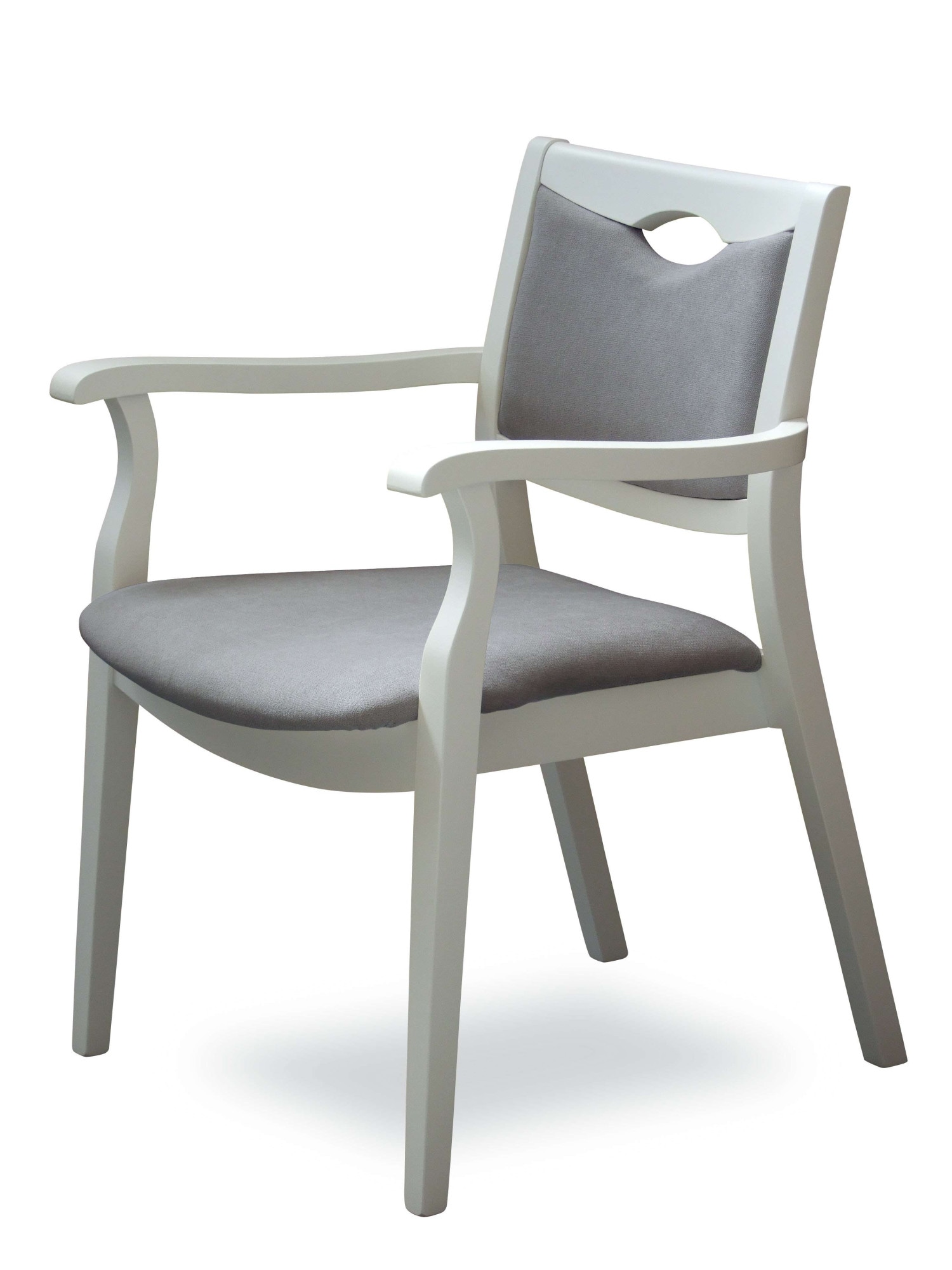 Home affaire Armlehnstuhl »London, Stuhl, Komfortsessel, 3 Gestellfarben, Made in Italy« () 1 Stk.Extra-komfortabel, ergonomisch, fleckenabweisendes Gewebe, Massivholz