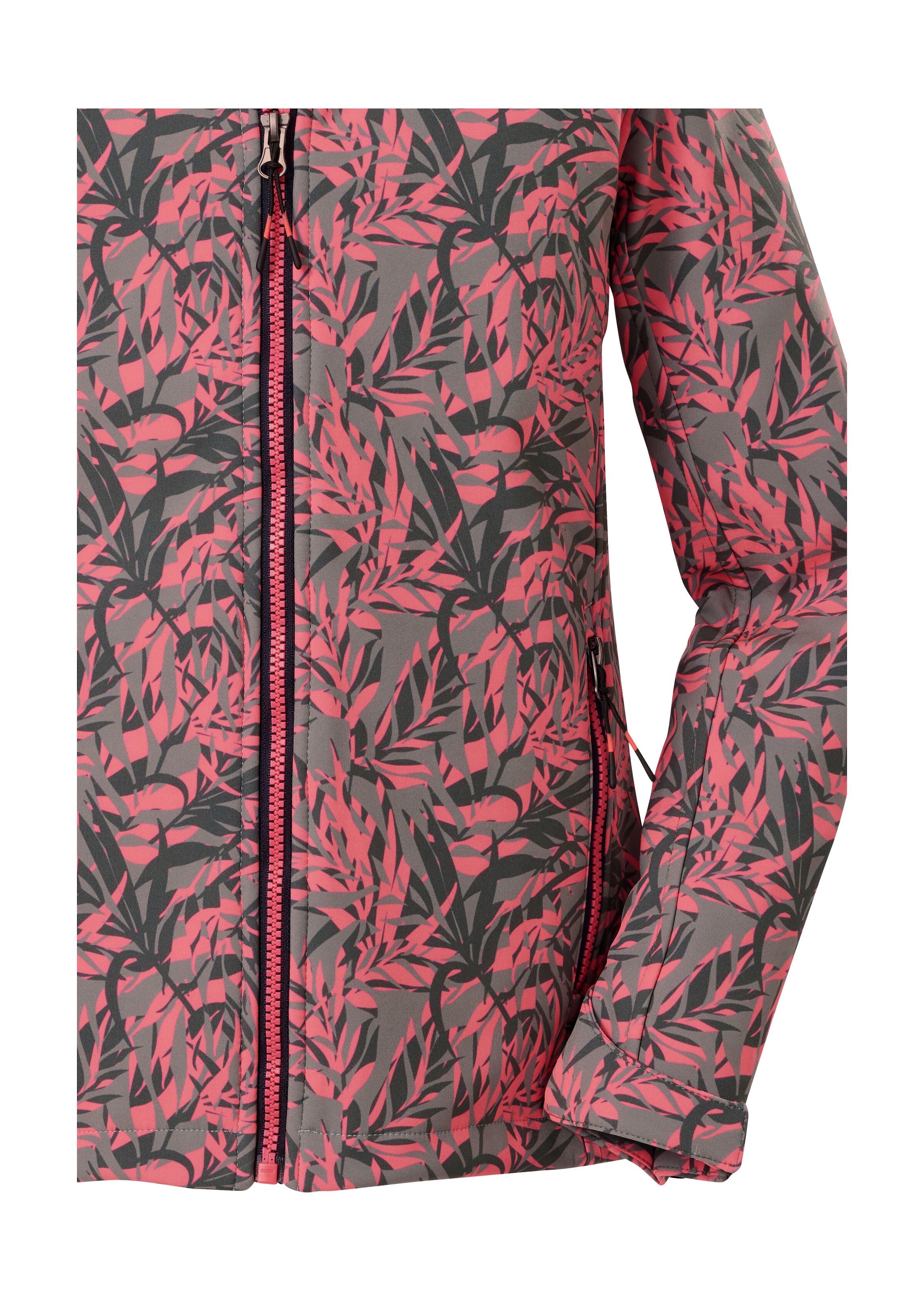 Killtec Veste softshell »Mädchen Softshelljacke Print« Wasserdicht, windabweisend, atmungsaktiv, modischer Print