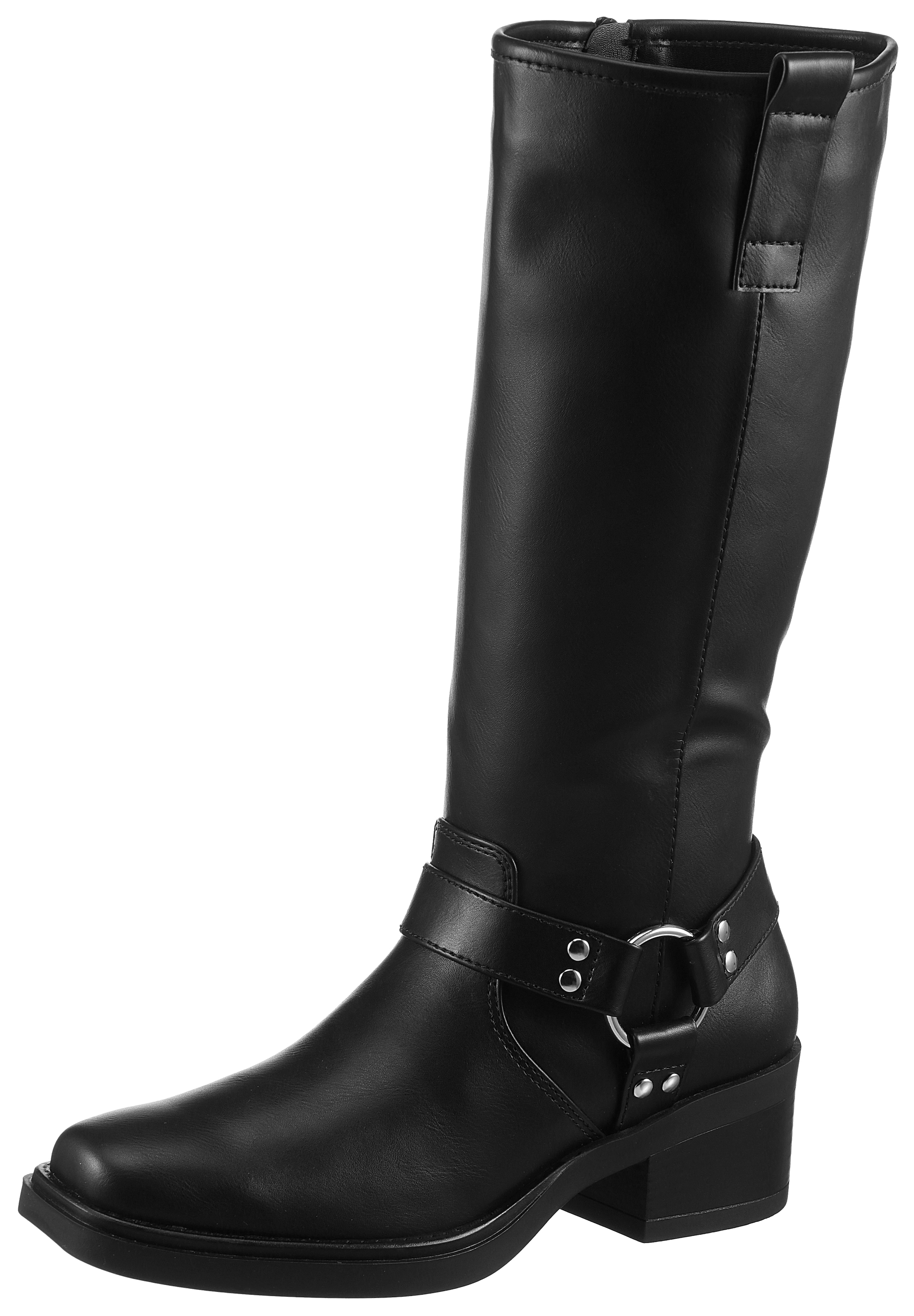 Aniston SHOES Stiefel, Bikerstiefel mit Innen-Reissverschluss - NEUE KOLLEKTION